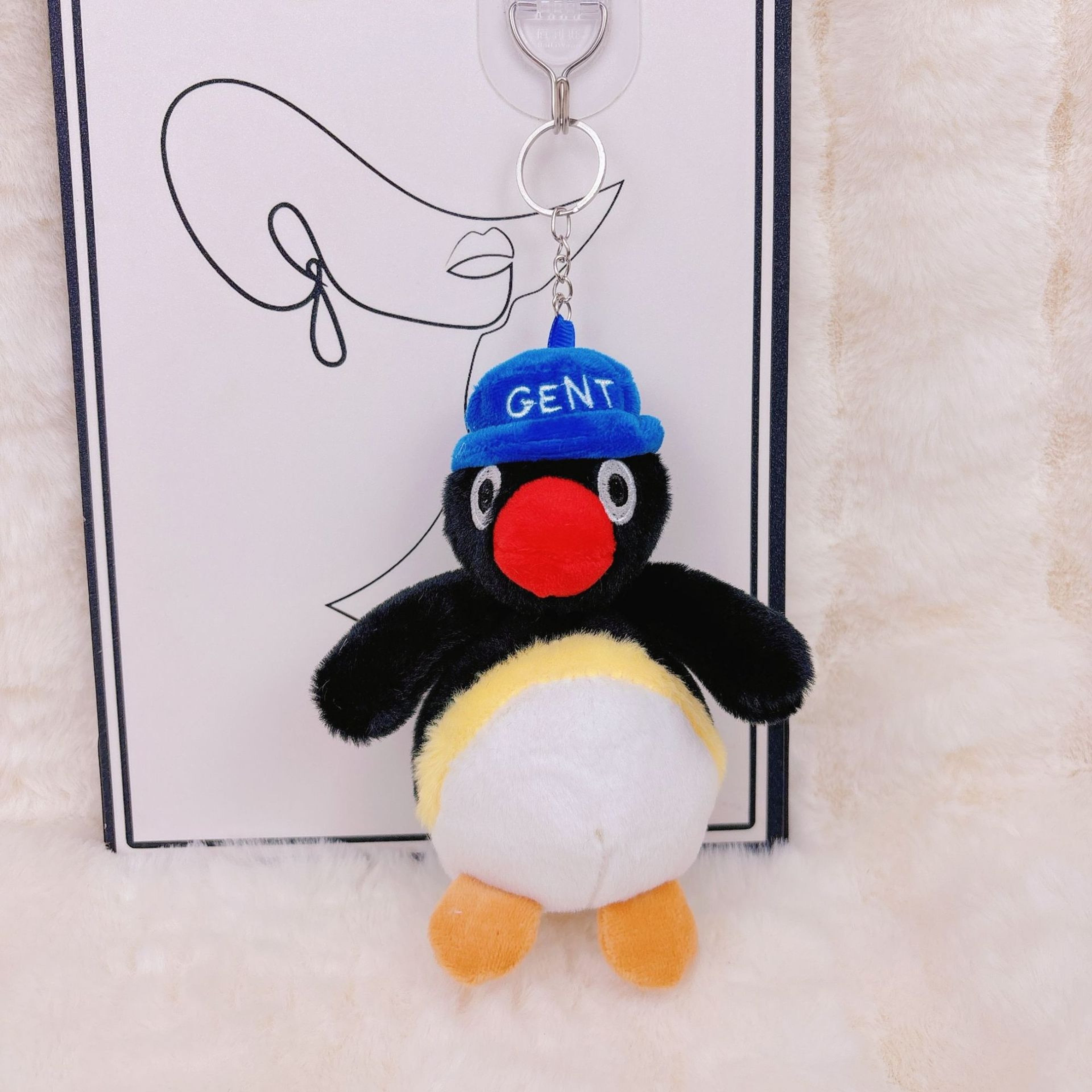 Penguin Plush Keychain  Cute Pingu Bag Accessory For Backpack 6
