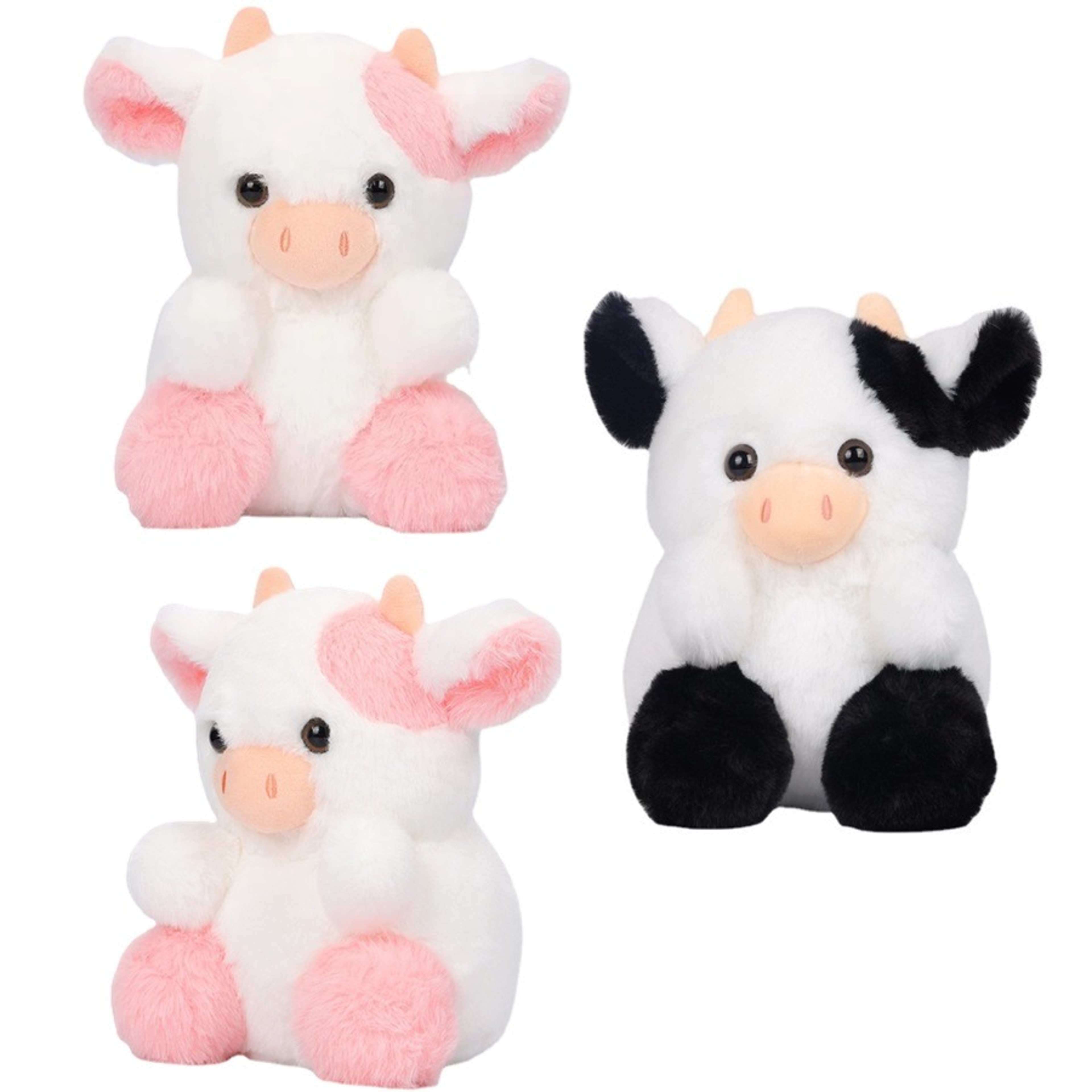Cute Cow Plush Toy  Strawberry Bull Stuffed Animal For Party Decor  Gift 1