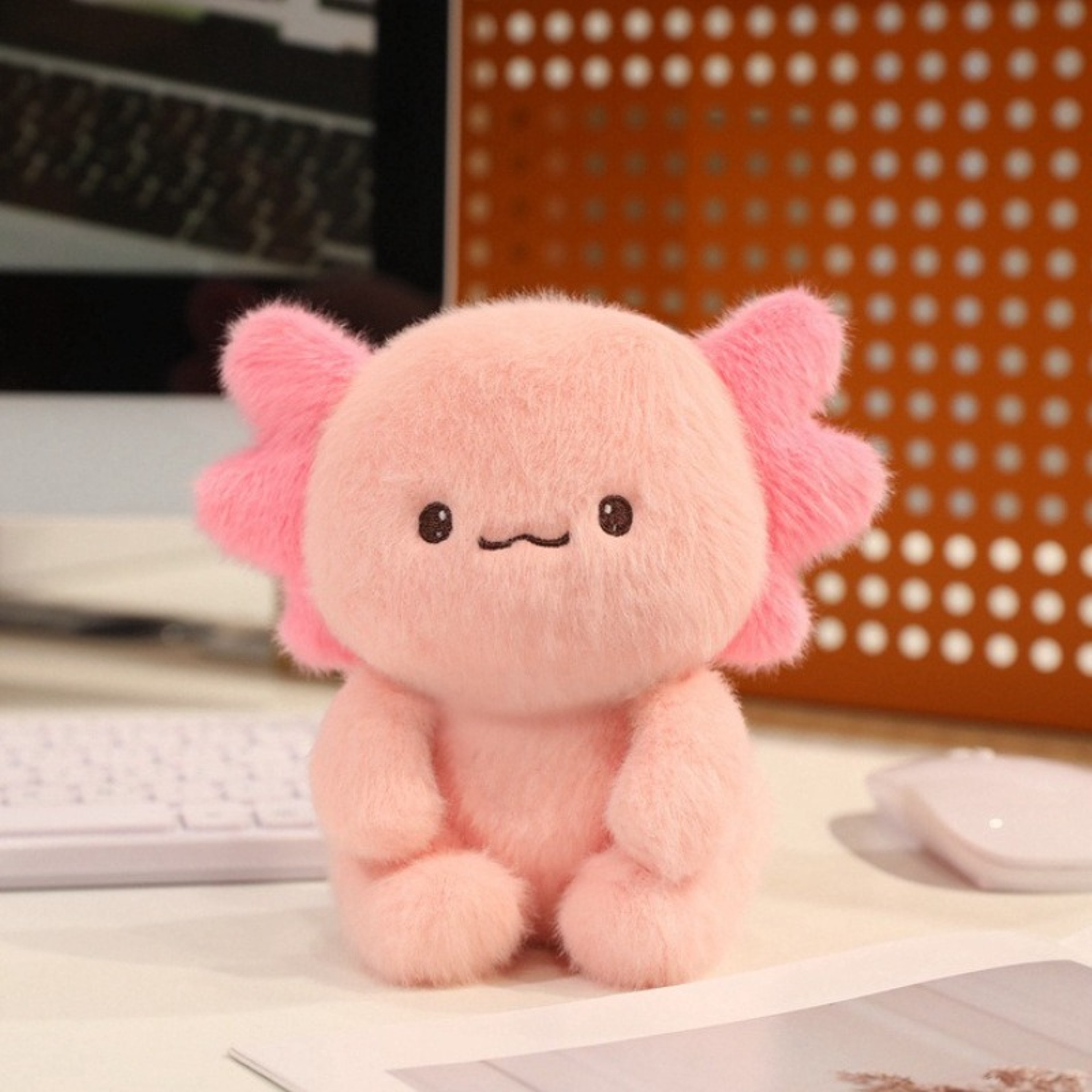 Cute Plush Salamander Toy  Soft Kawaii Stuffed Animal Doll For Birth Gifts  Home Decor 2