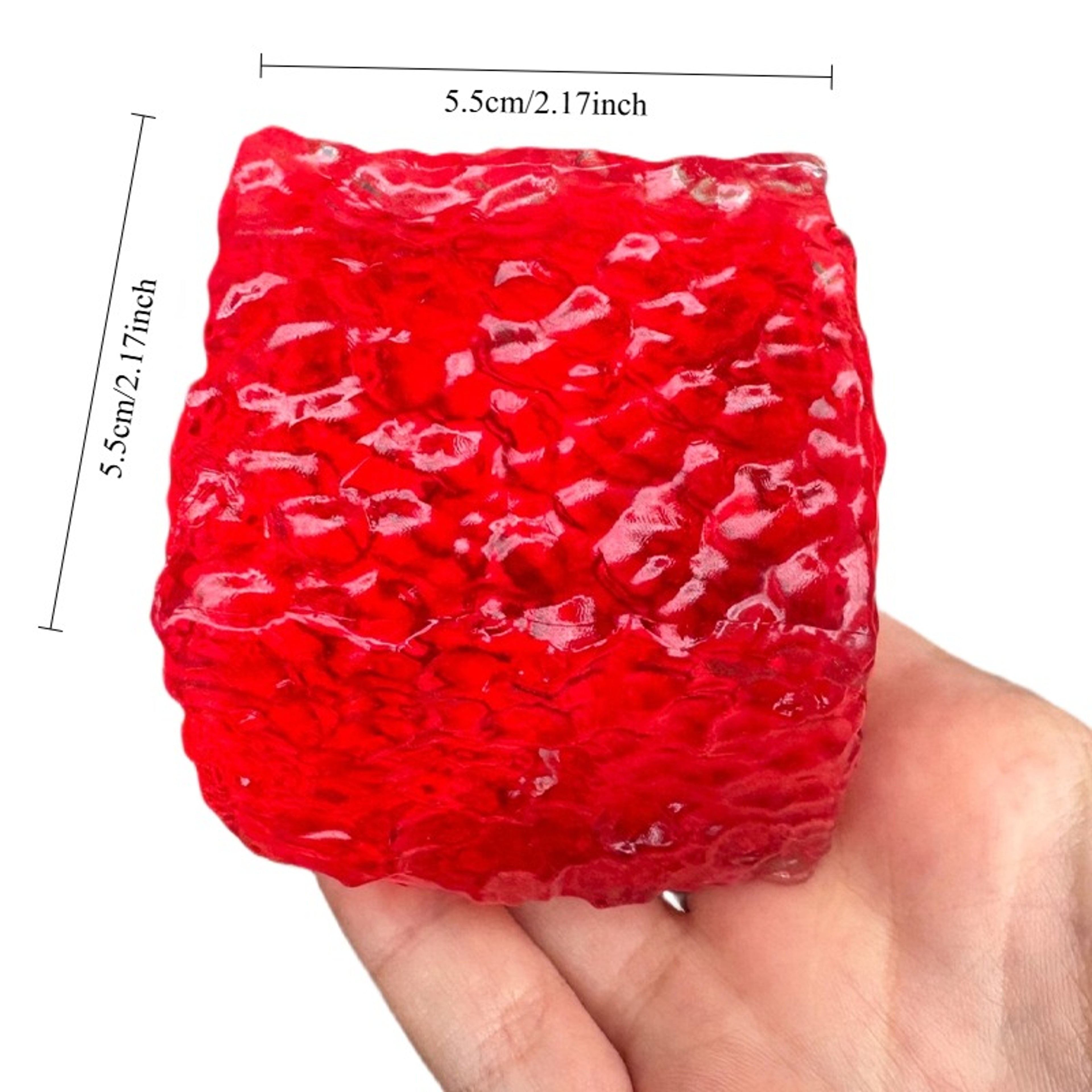Ice Skin Maltose Fidget Toy  Stress Relief Squeeze Cube  Soft Slow Rebound Toy For Friends  Festiva 1