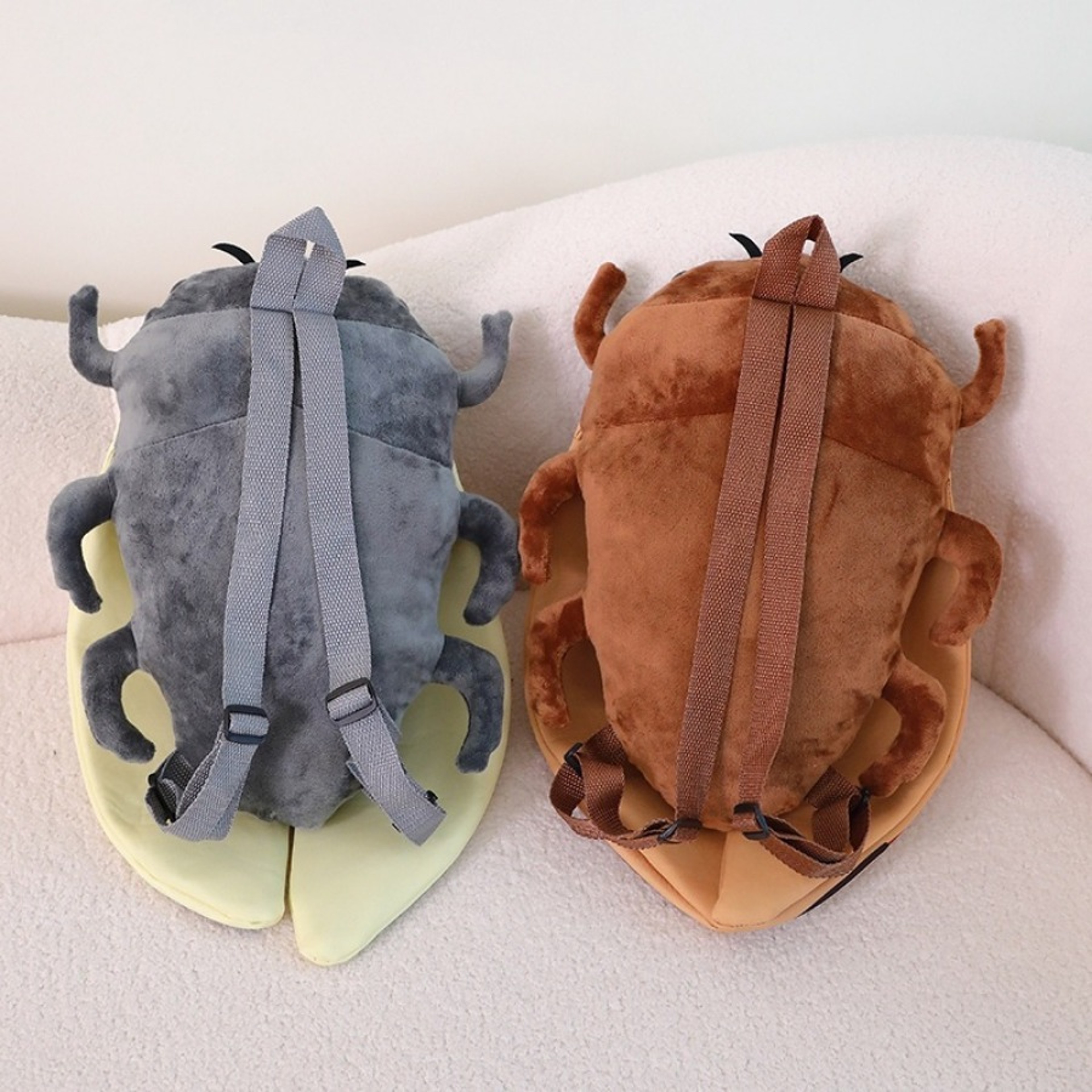 Lifelike Plush Beetle Backpack For Kids  Cute Cartoon Insect School Bag Toy 2