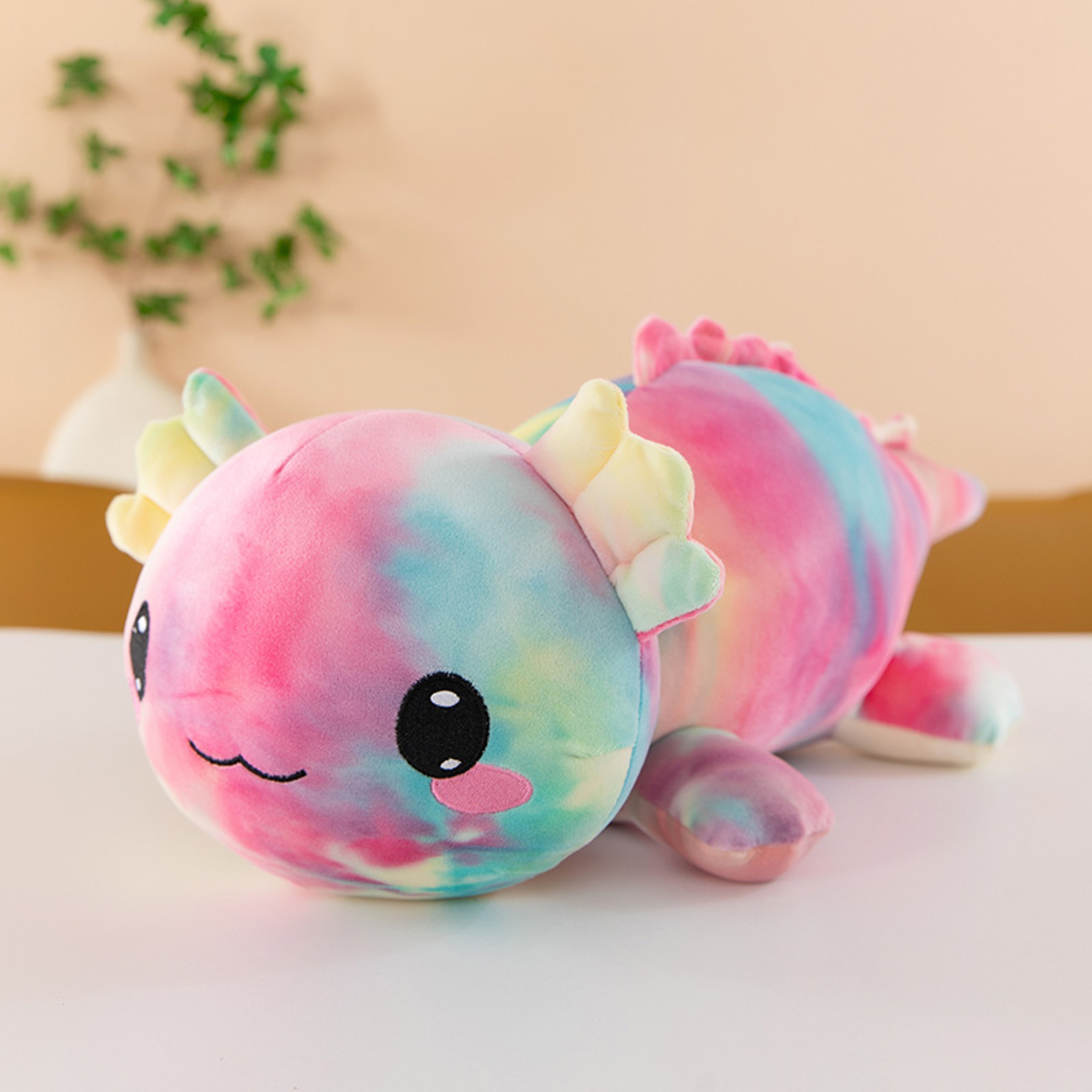Super Soft Plush Salamander Stuffed Toy  Cute Axolotl Animal Pillow For Kids And Home Decor 7