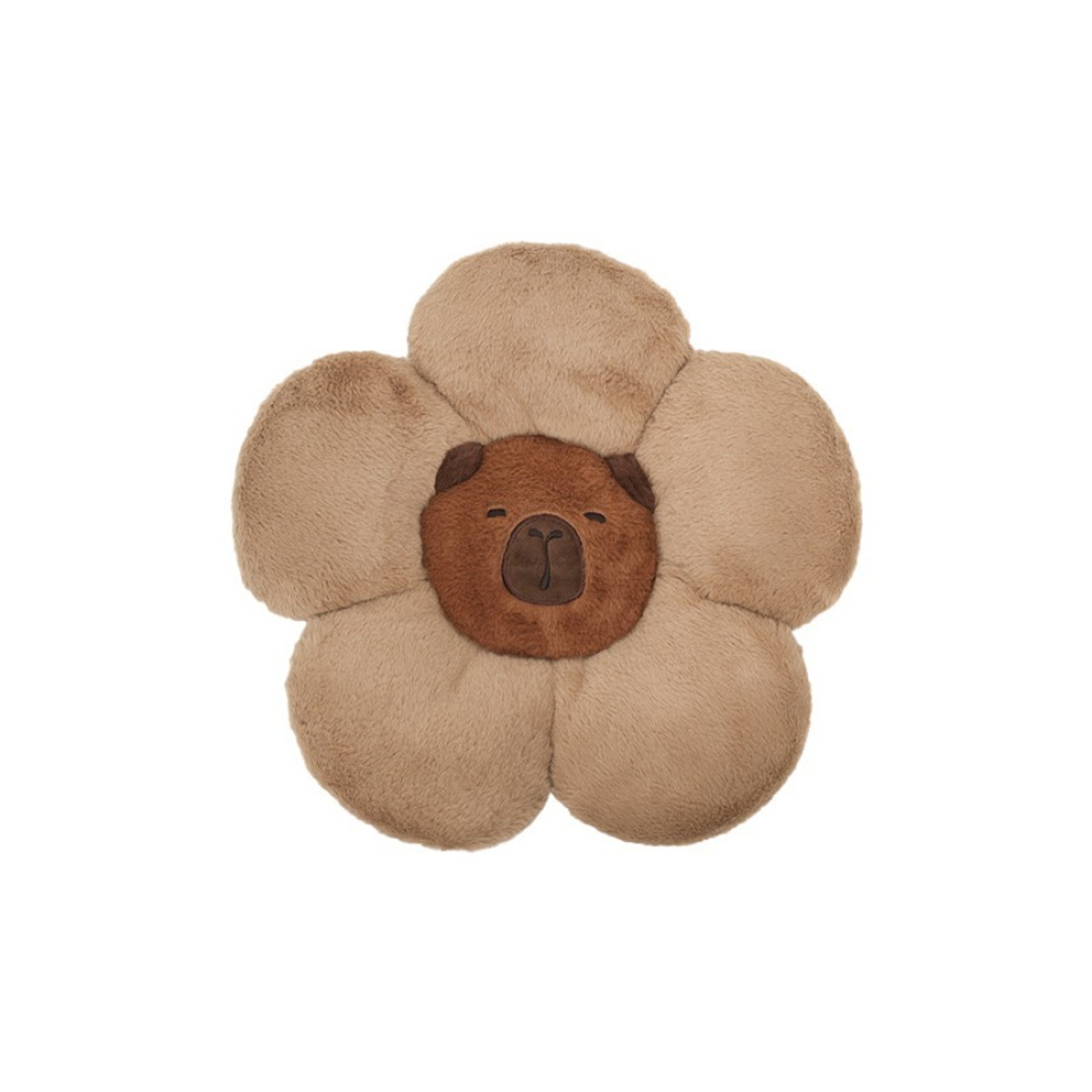 Cute Capybara Flower Cushion Soft Comfort Throw Pillow for Office, Car, and Home Decor – view 7