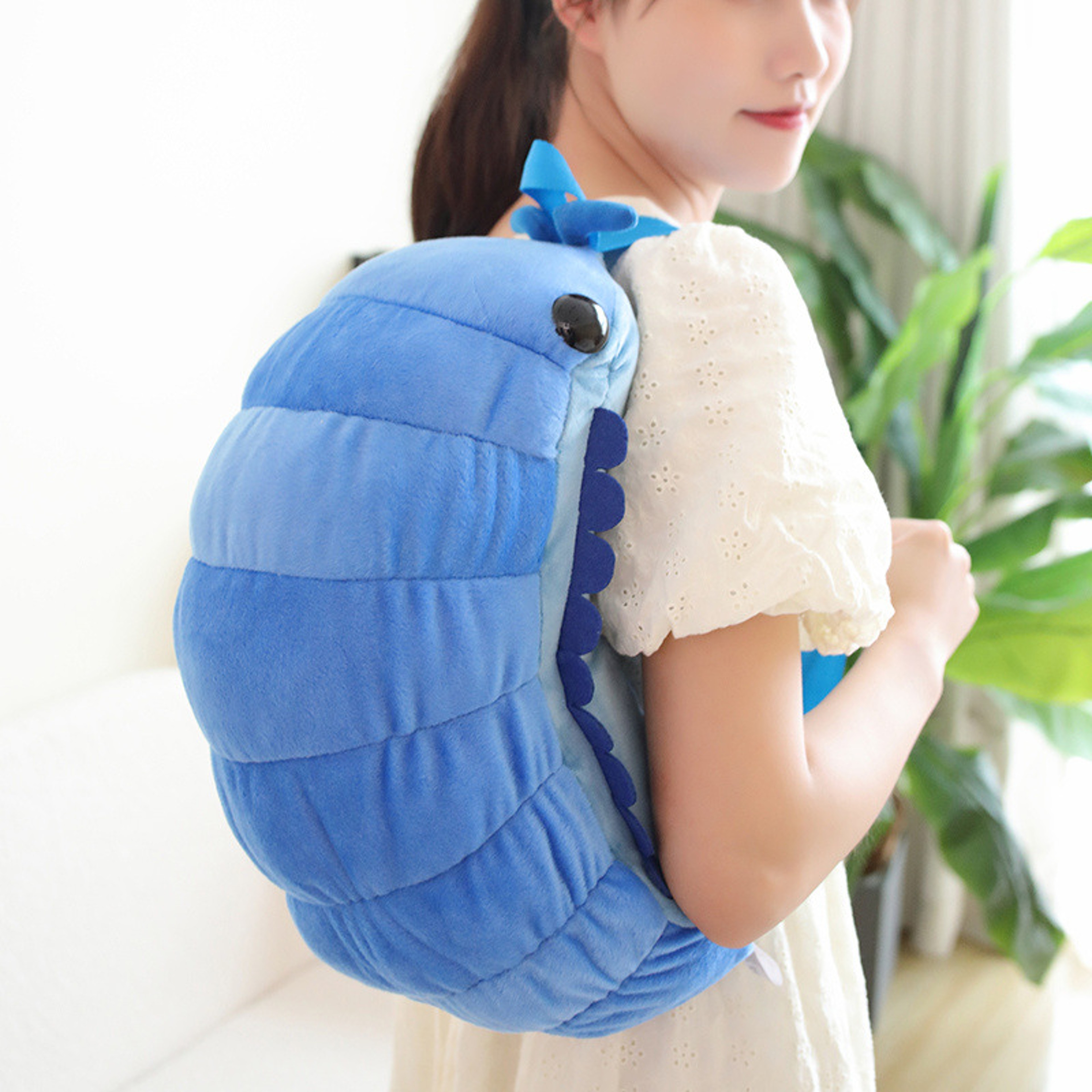 Simulation Insect Plush Toy Watermelon Bugs Plush Backpack Stuffed Isopod Nap Pillow Room Decor Bir 6
