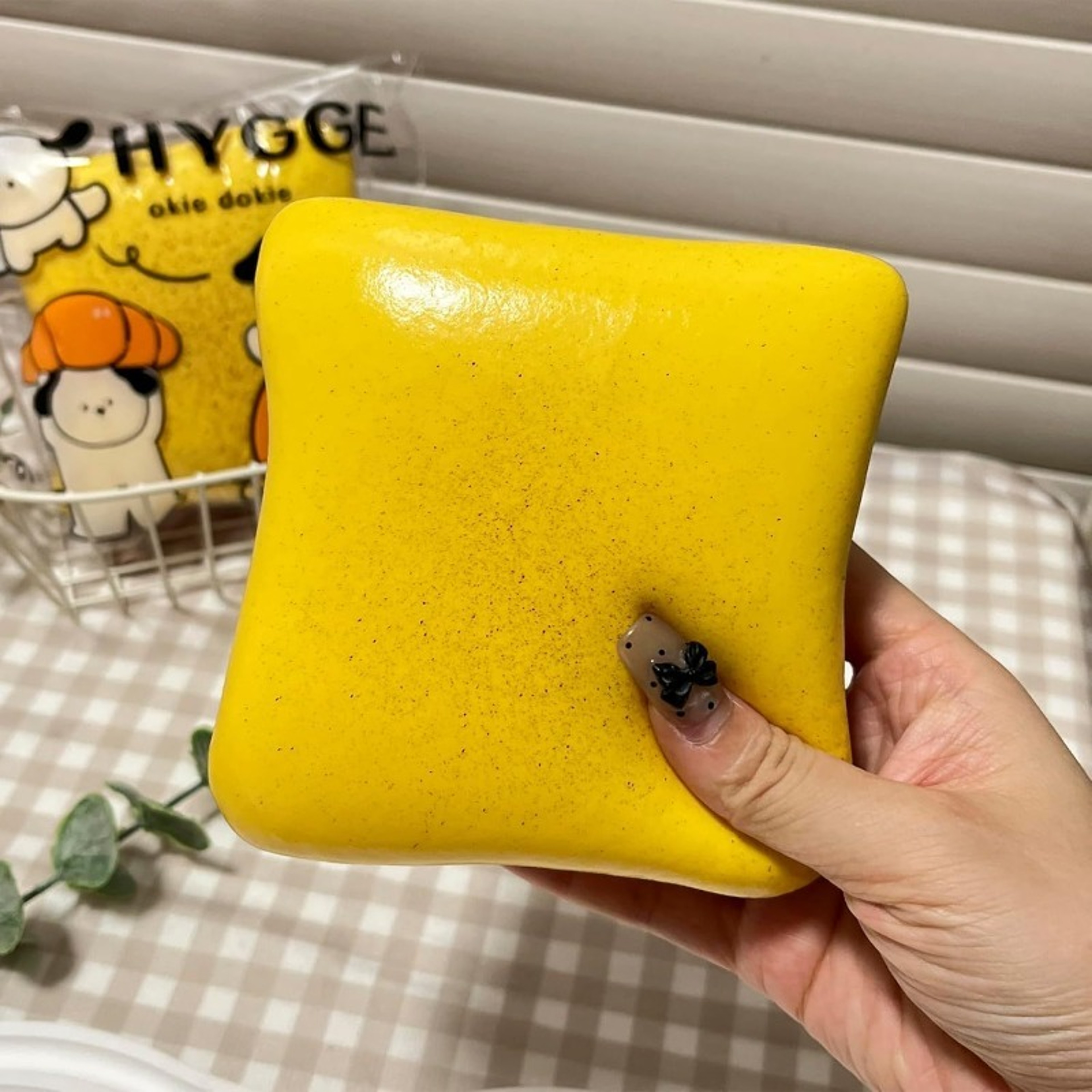 Super Wet Soft Buttered Toast Squishy Toy  Slow Rebound Stress Relief Fidget Toy Funny Sticky Squee 3