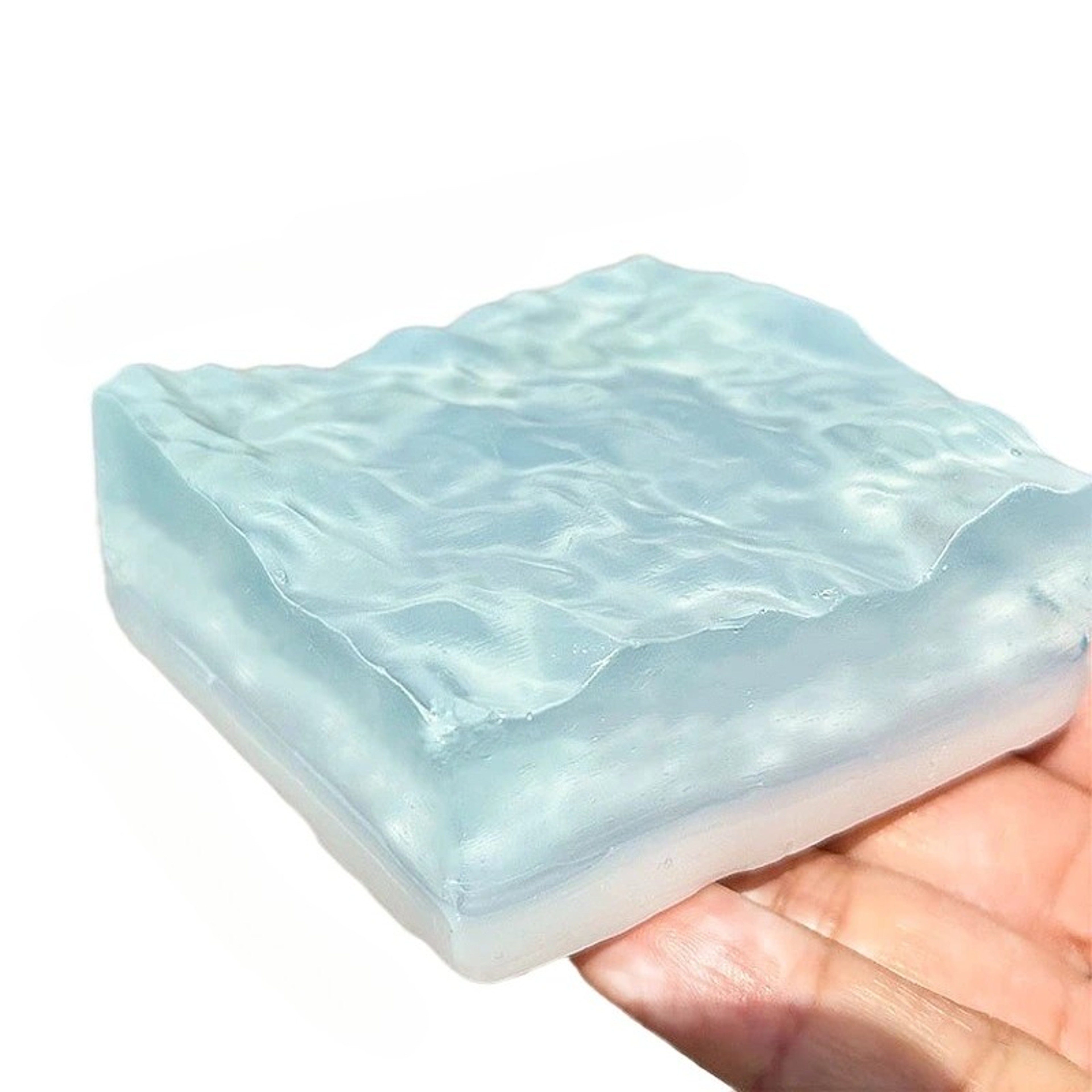 Squishy Ocean Cube Squeeze Toy  Super Soft StressRelieving Transparent Ocean Cube 5