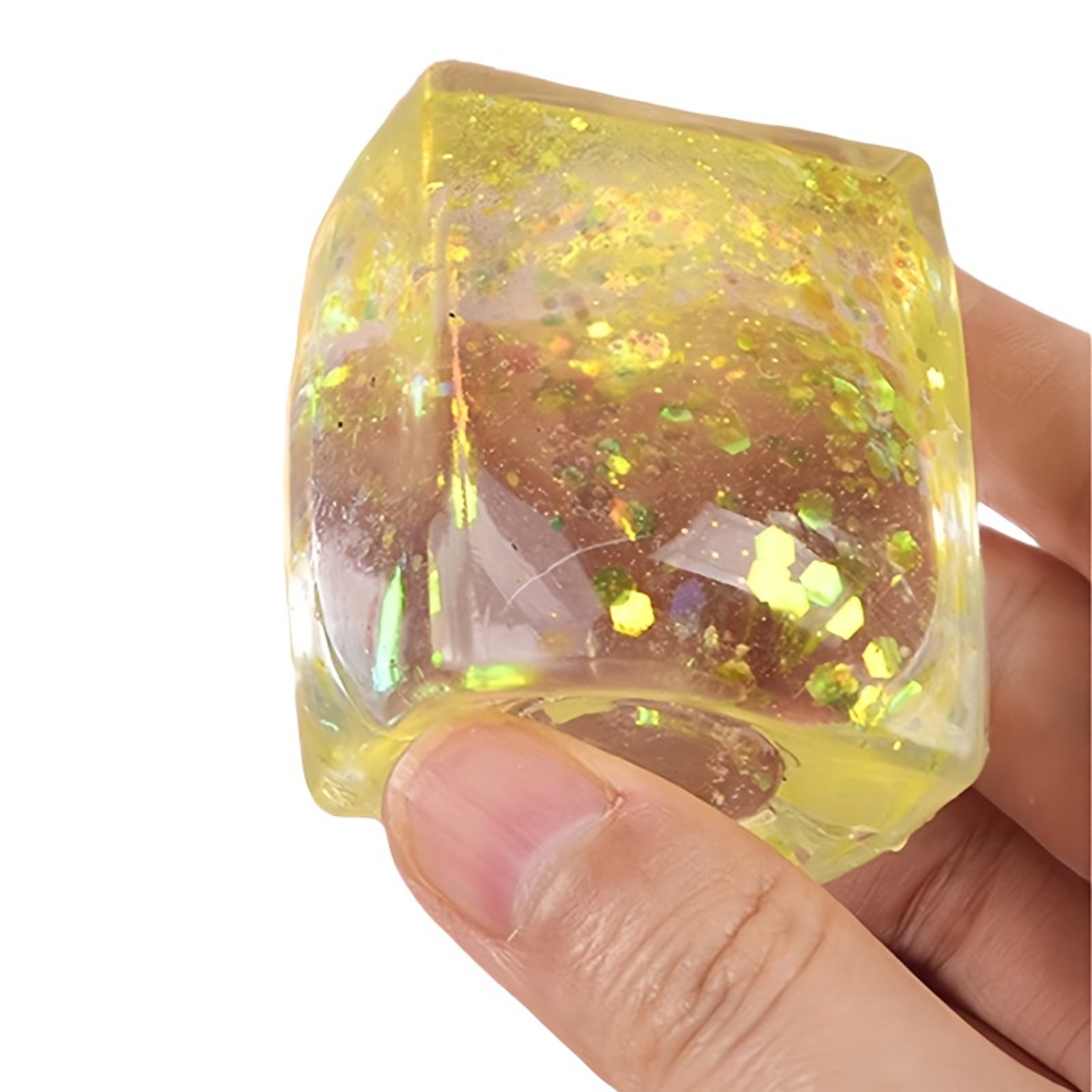 Shiny Maltose Cube Squeeze Toy  AntiStress Slow Rebound Sensory Fidget Toy For Relaxation And Fun 2
