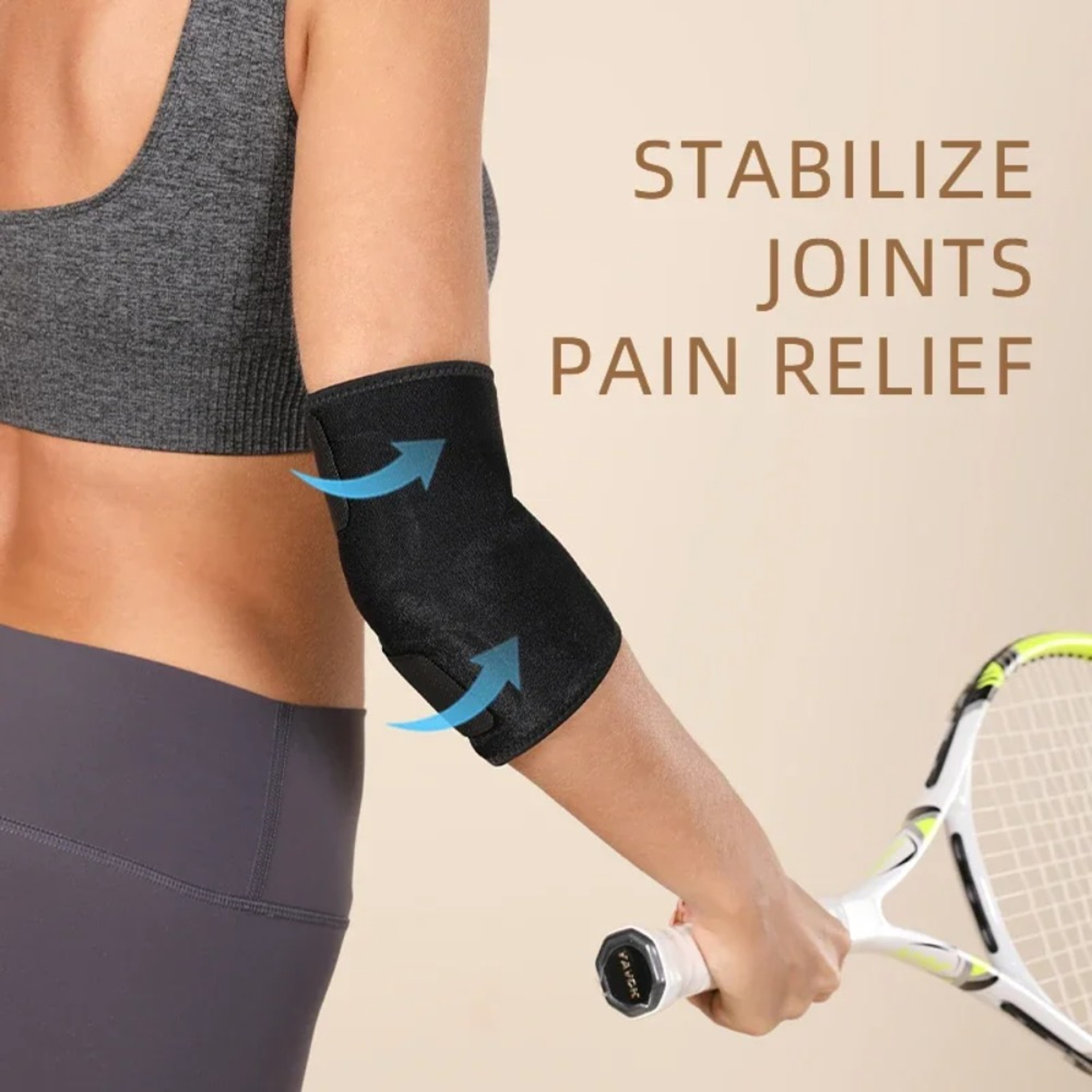 Adjustable Neoprene Elbow Support Brace Comfortable Sports Fitness Protector For Men And Women 4