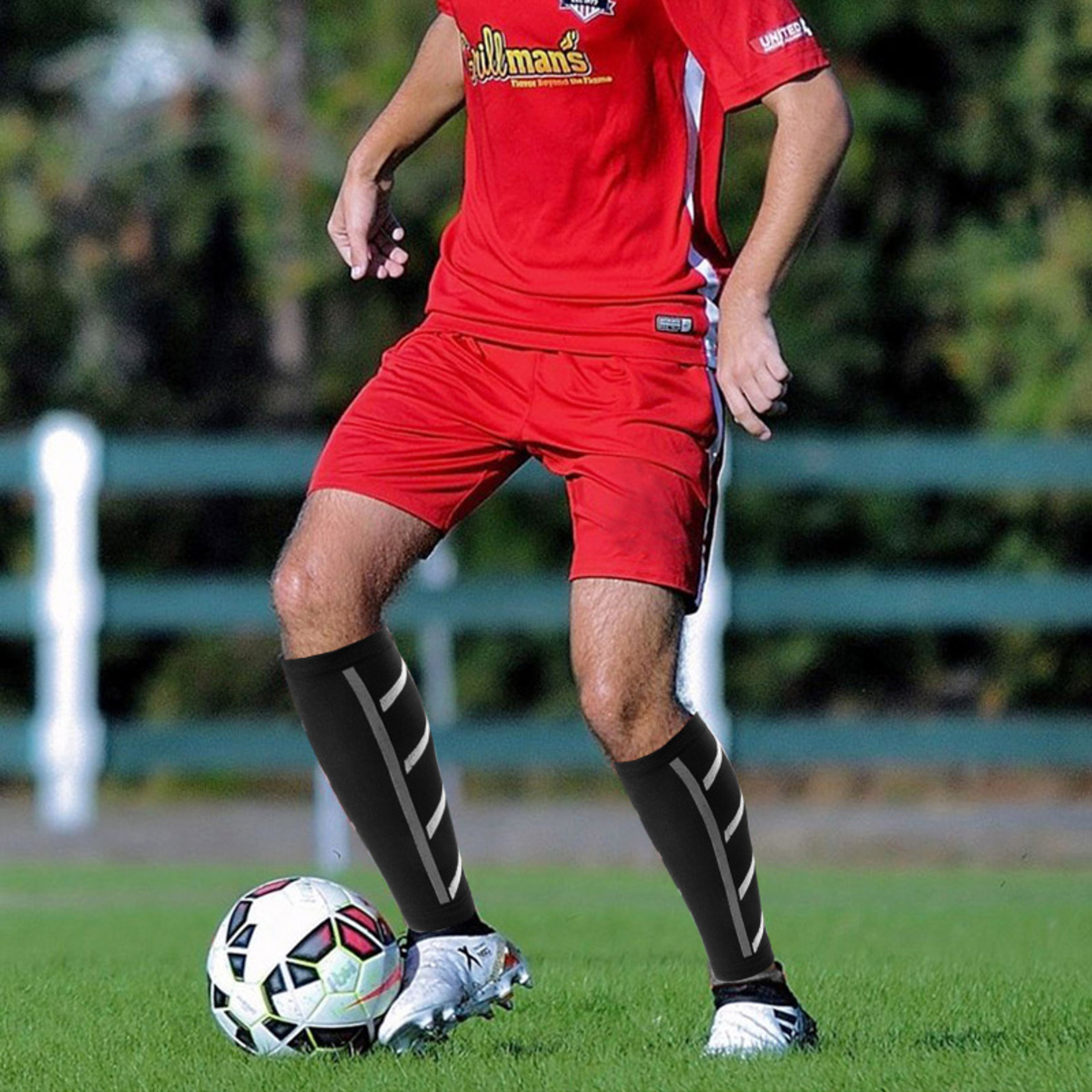 Compression Calf Sleeves UV Protection Breathable For Basketball Soccer Running  Cycling 3