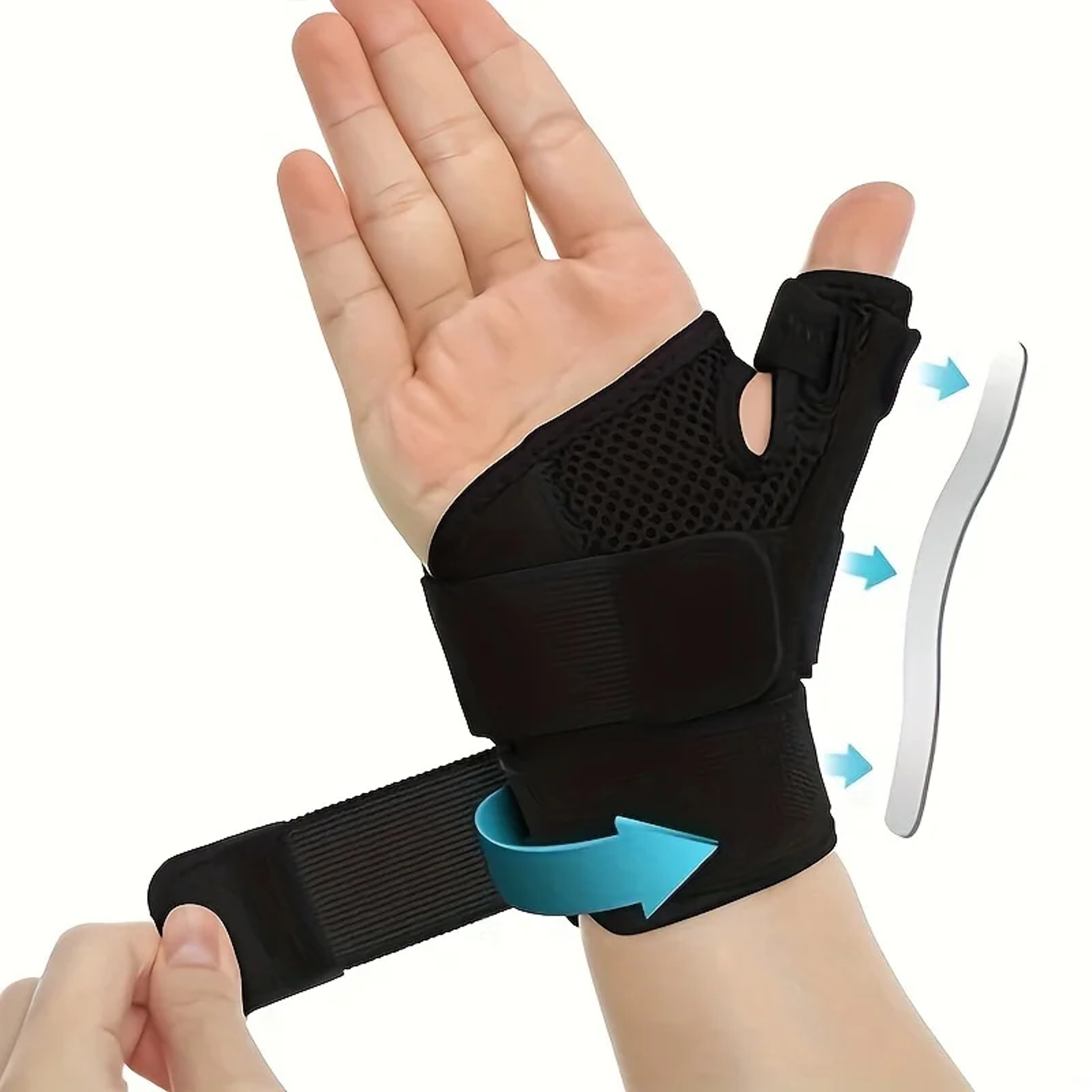 Stabilizing Thumb Splint Wrist Brace for Men and Women Thumb Support for Left or Right Hand – view 1