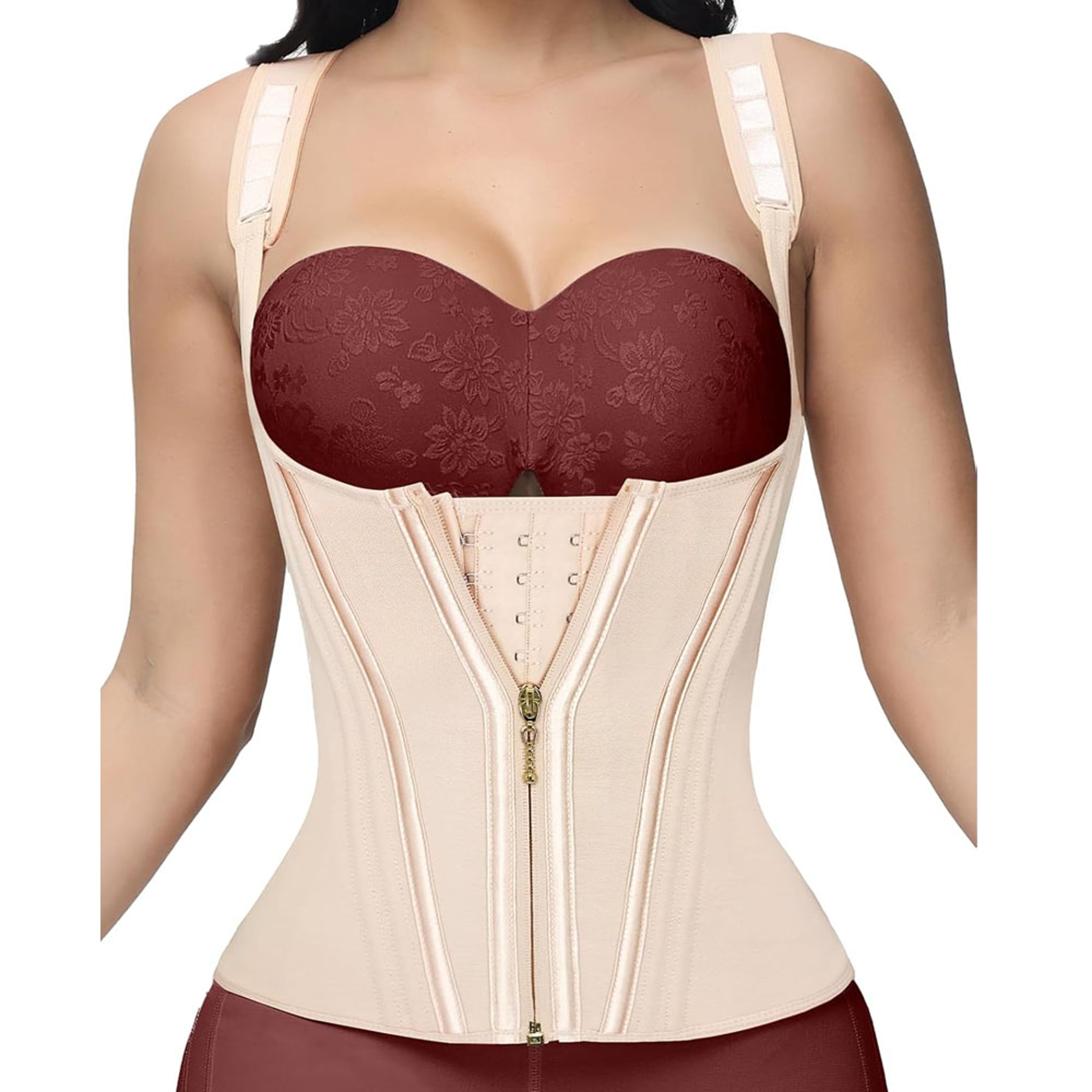 Waist Trainer For Women Tummy Control Sports Girdle  Workout Body Shaper With Adjustable Shoulder S 6