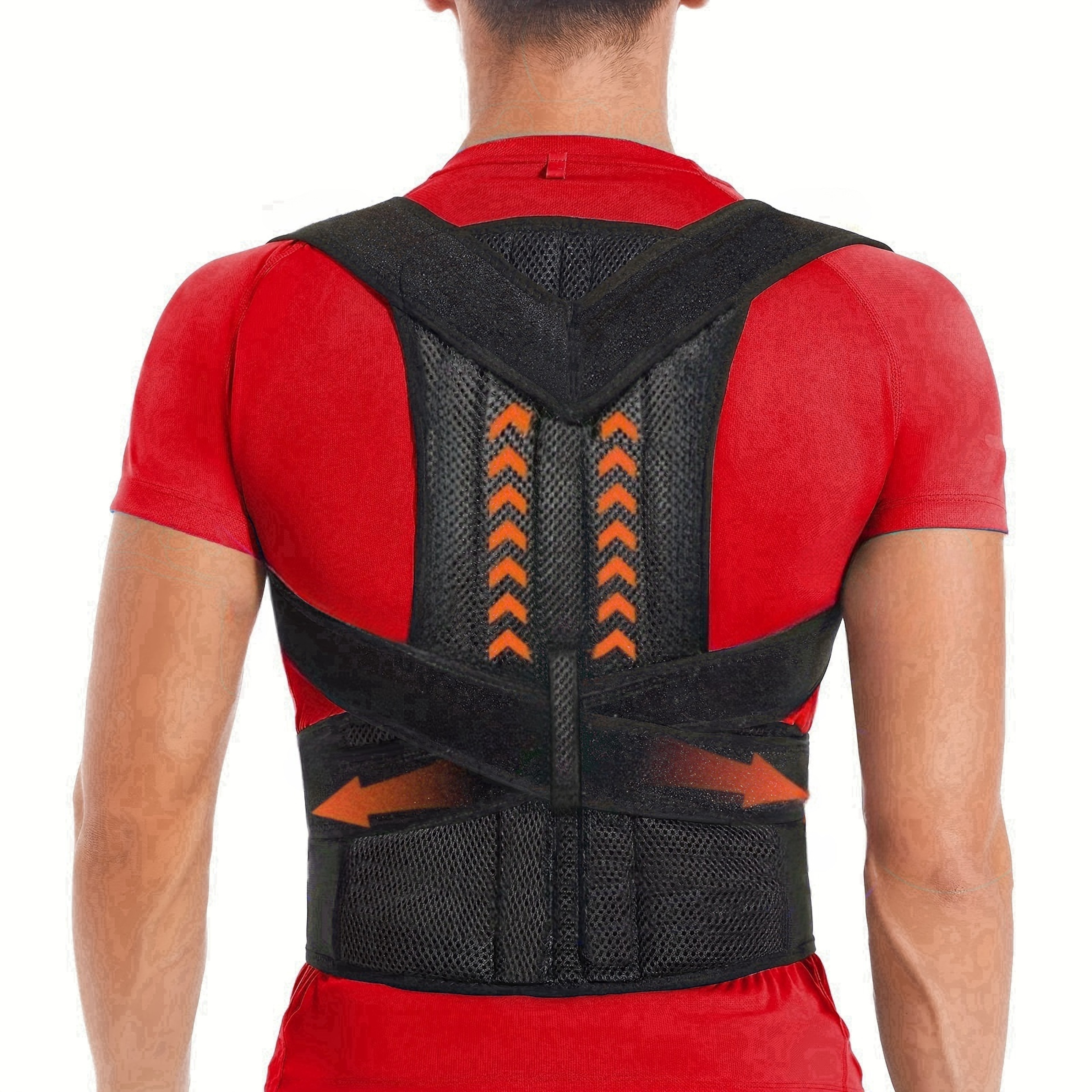 Adjustable Back Brace For Men  Women Lumbar  Spine Support Posture Corrector Upper  Lower Back Reli 0