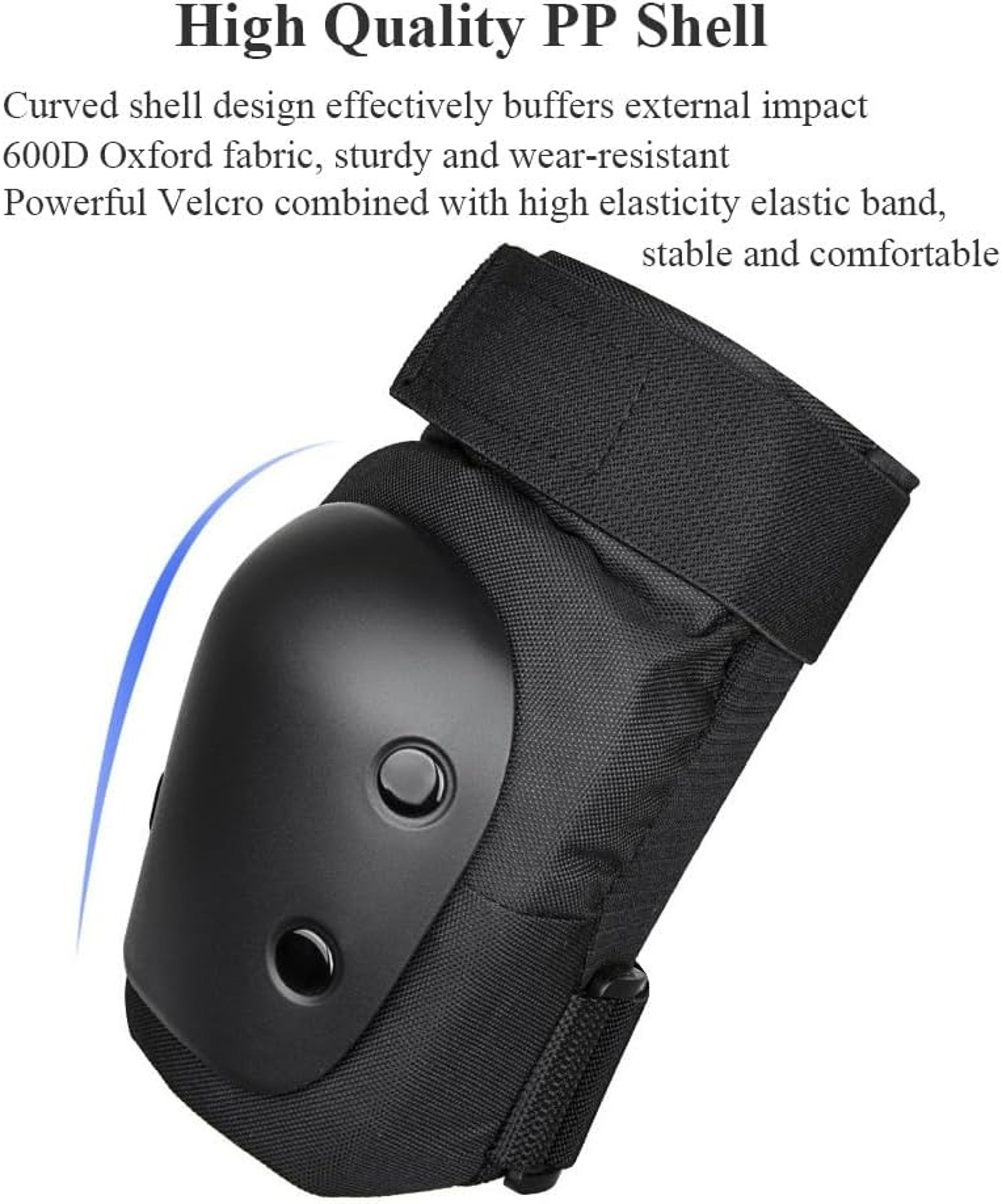 Roller Skating Protective Gear Set Knee Pads Elbow Guards Wrist Guards For Ice Skating Skateboardin 2