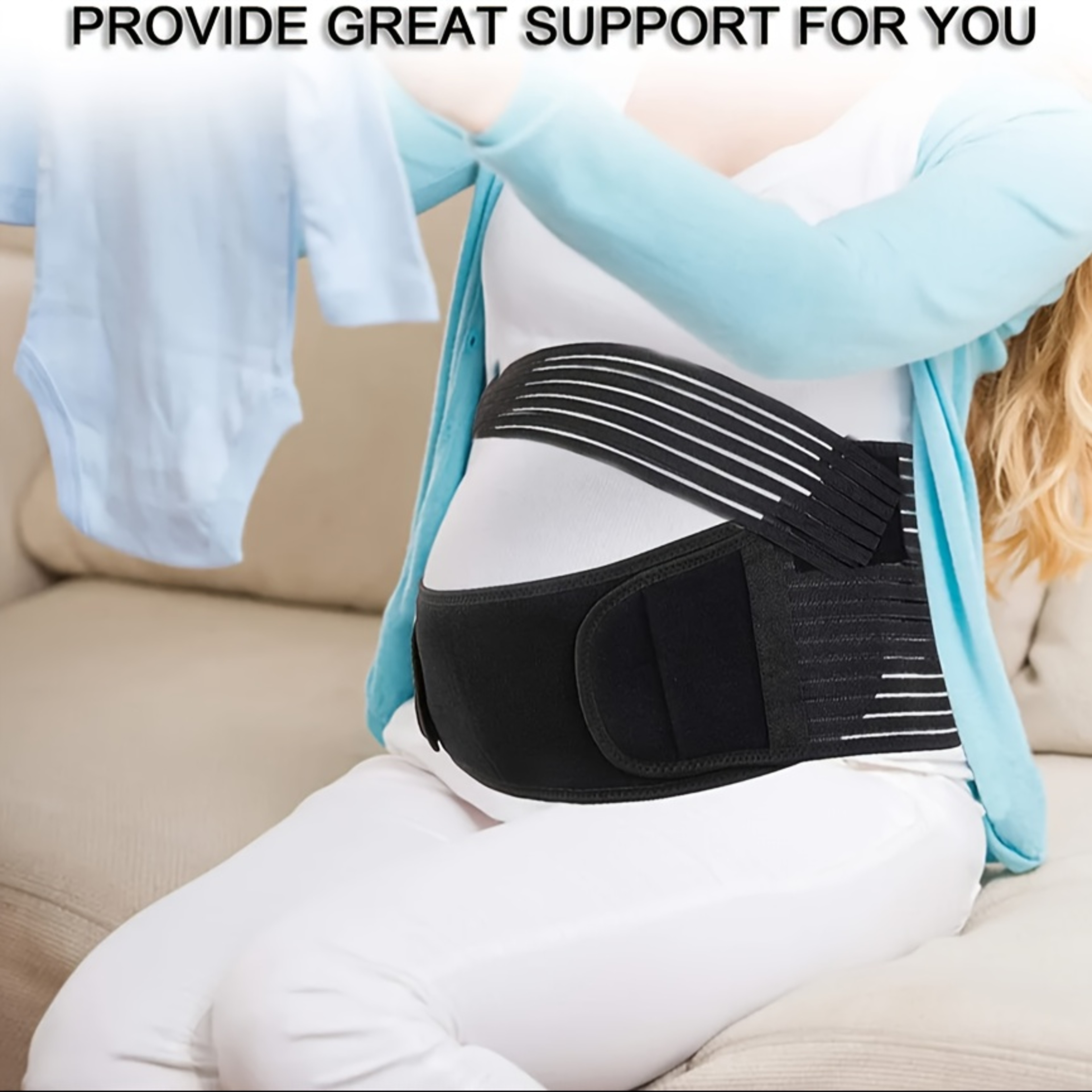 Pregnancy Support Belly Band For Back  Abdomen Comfort 2