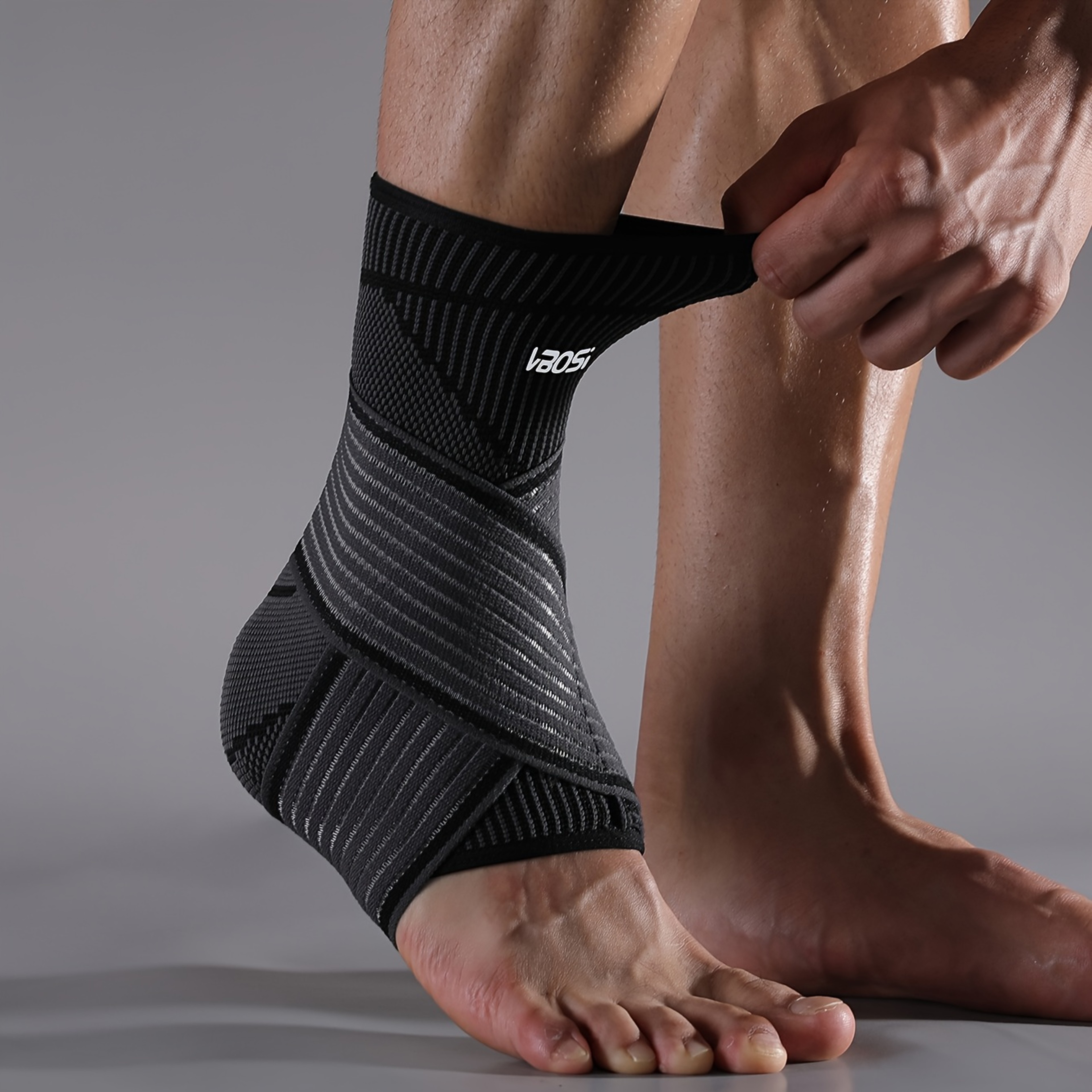 Ankle Compression Sleeve for Women & Men Foot Support Brace for Sprains and Injuries – view 1