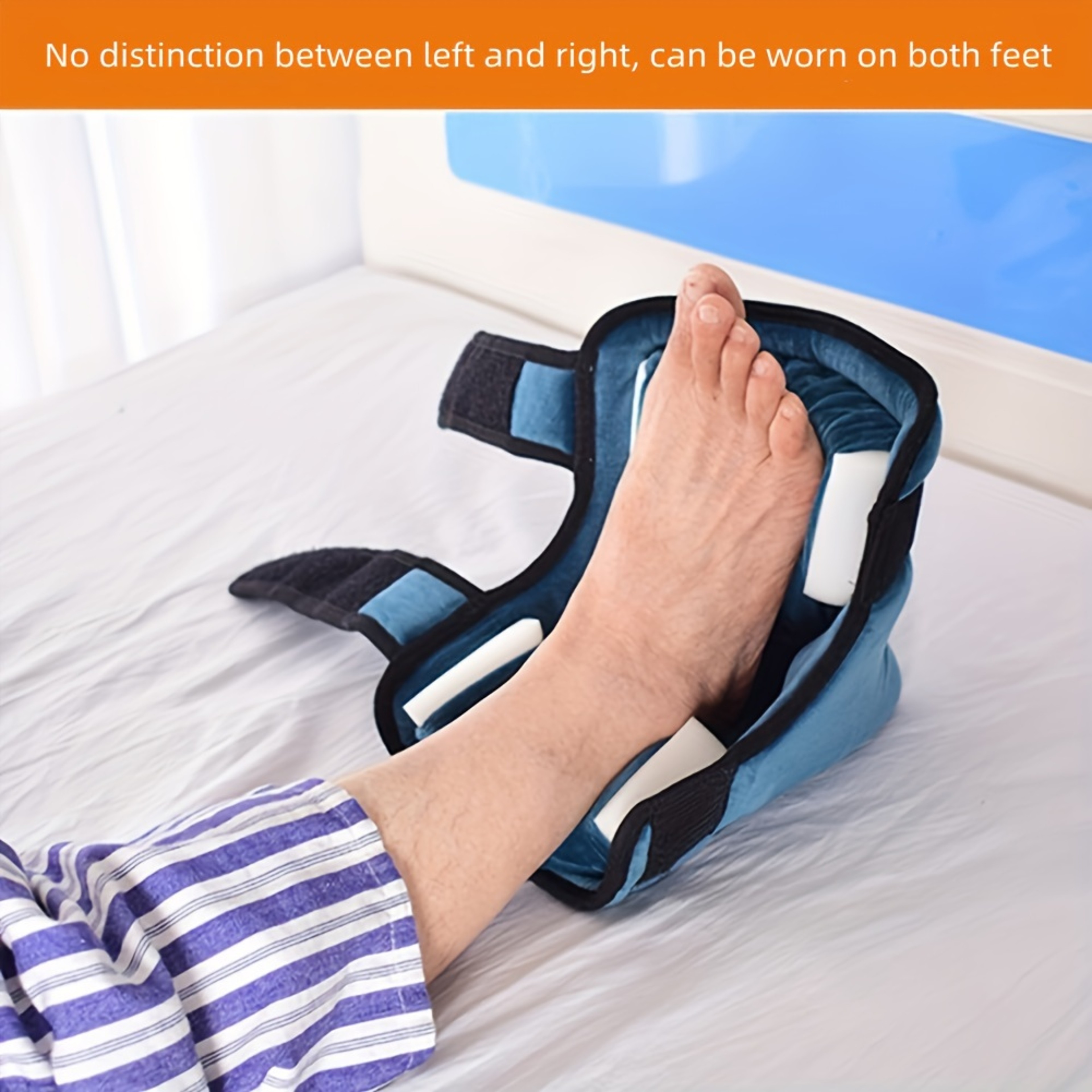Heel Protector Cushions With Magic Tape Foot Pillows For Bed  Wheelchair Pressure Sore  Ulcer Relie 2