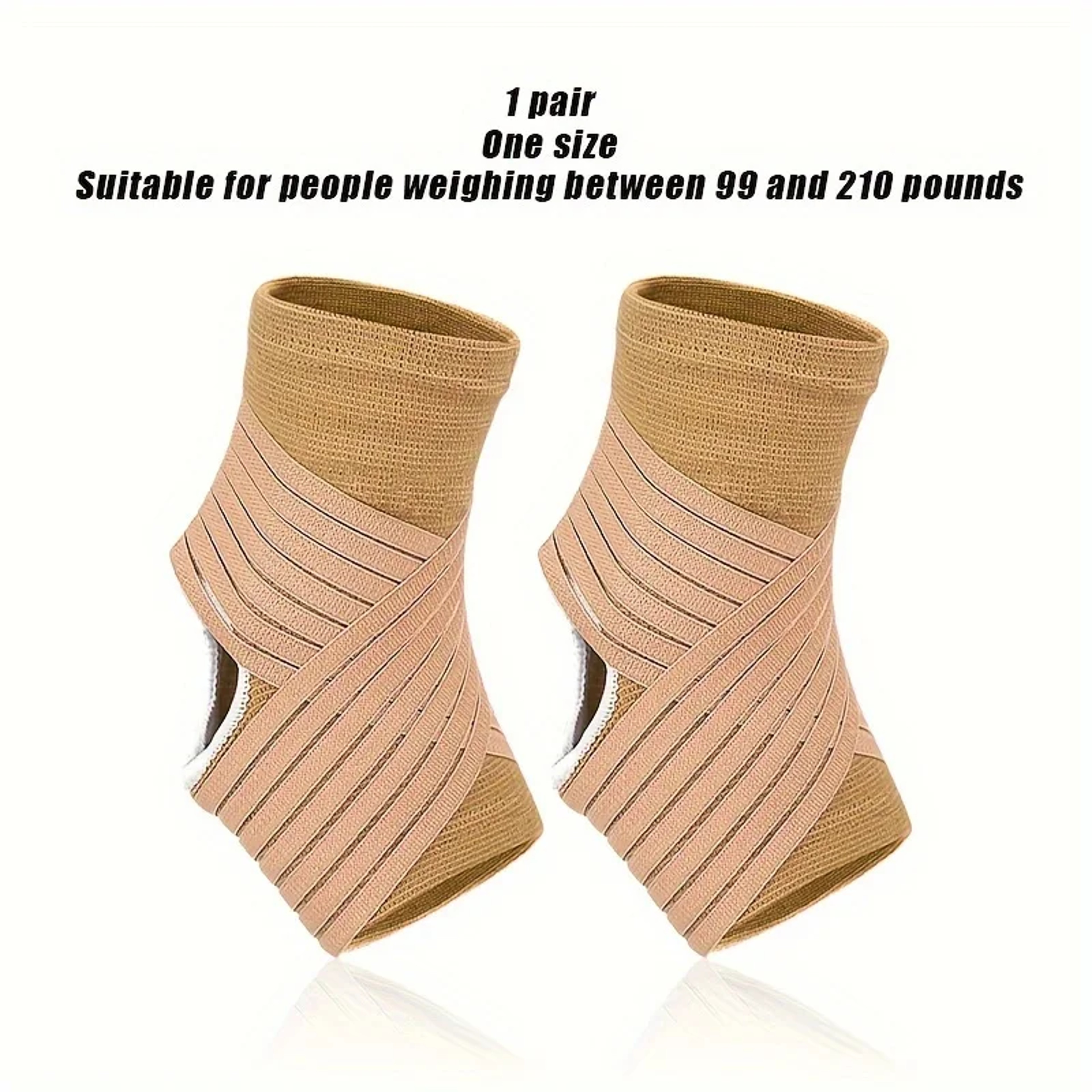 Adjustable Ankle Braces With Compression Sleeves For Men And Women Support For Sports Fitness And R 4