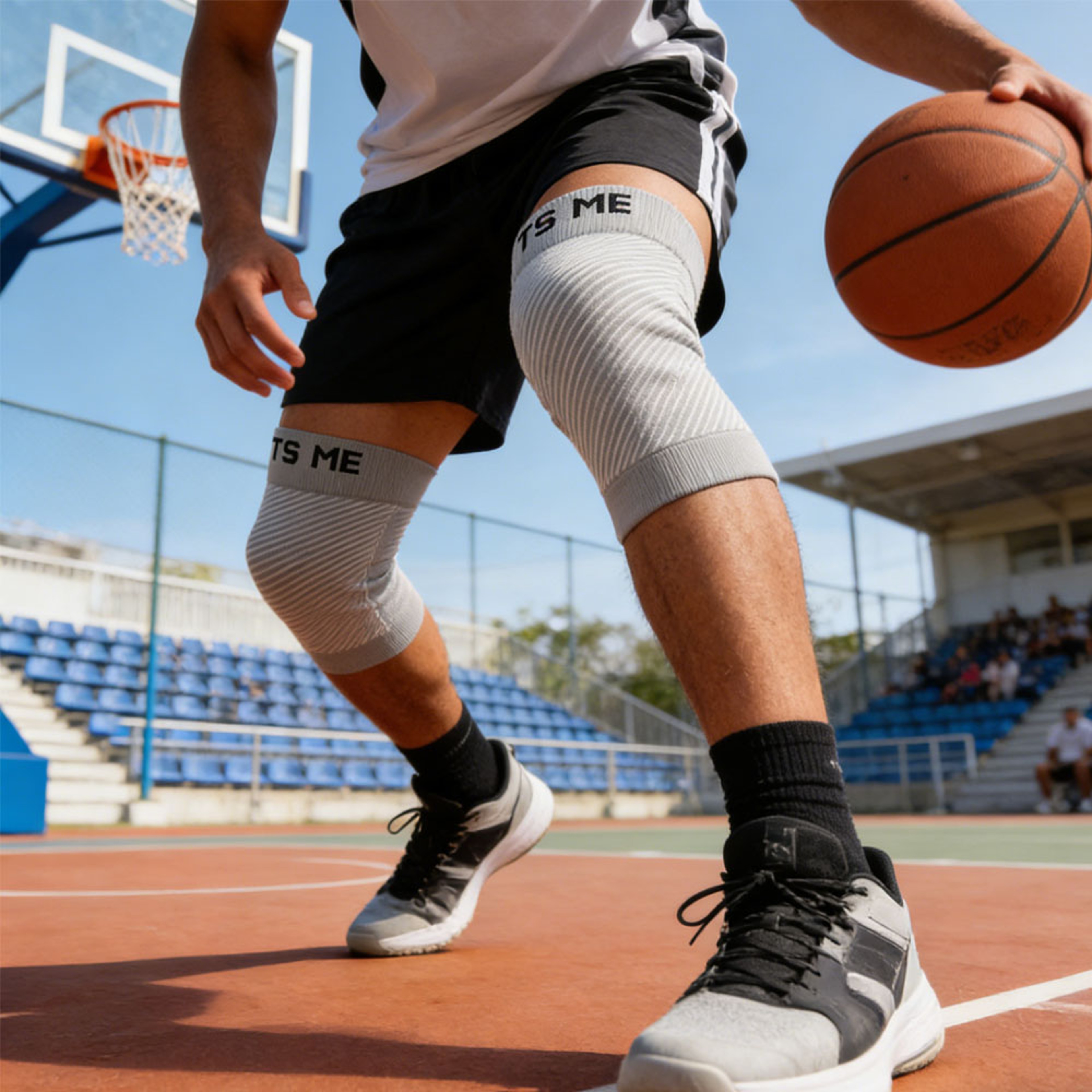 Footless Calf Compression Sleeve For Men  Women Leg Support For Shin Splints Varicose Veins And Cir 1