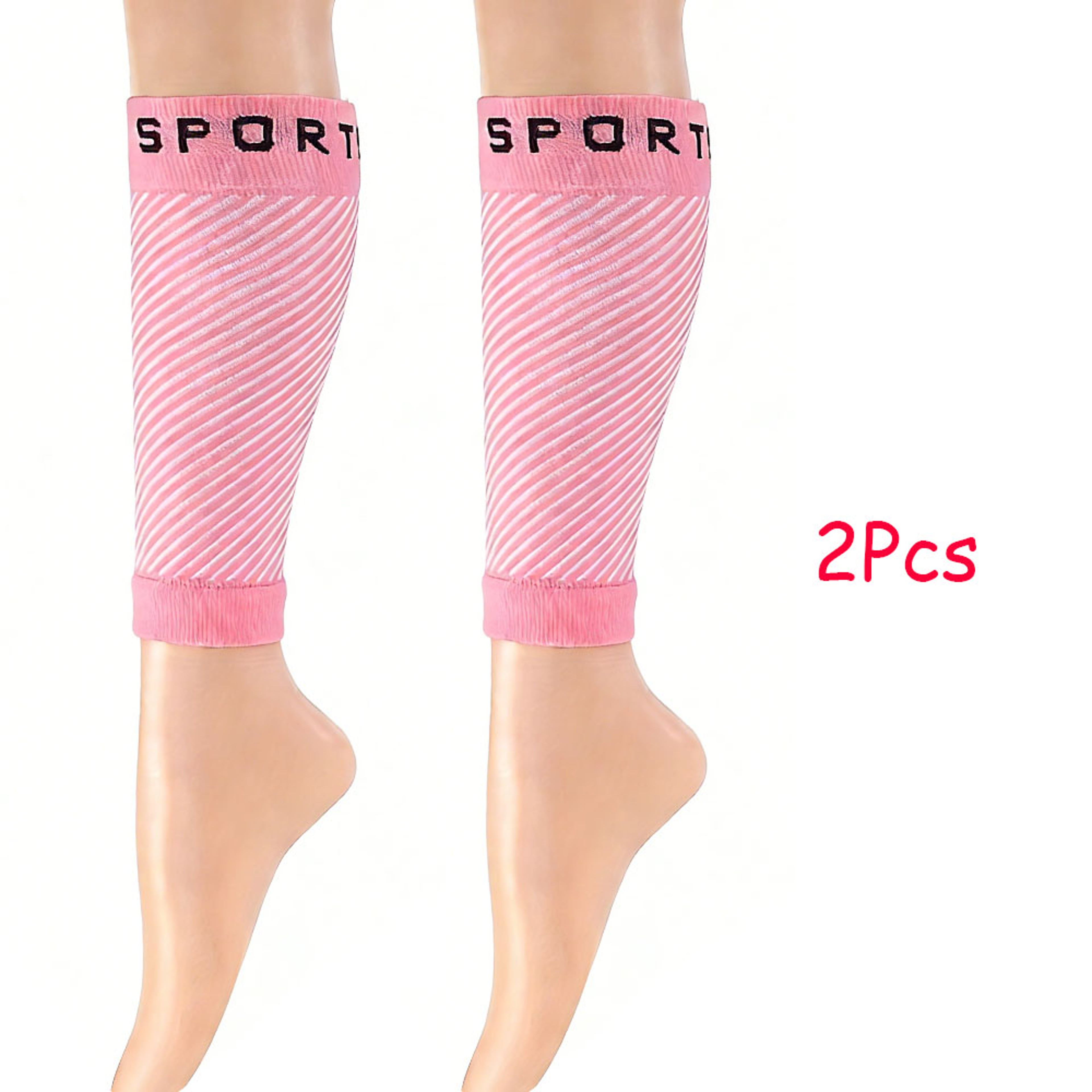 Footless Calf Compression Sleeve For Men  Women Leg Support For Shin Splints Varicose Veins And Cir 7