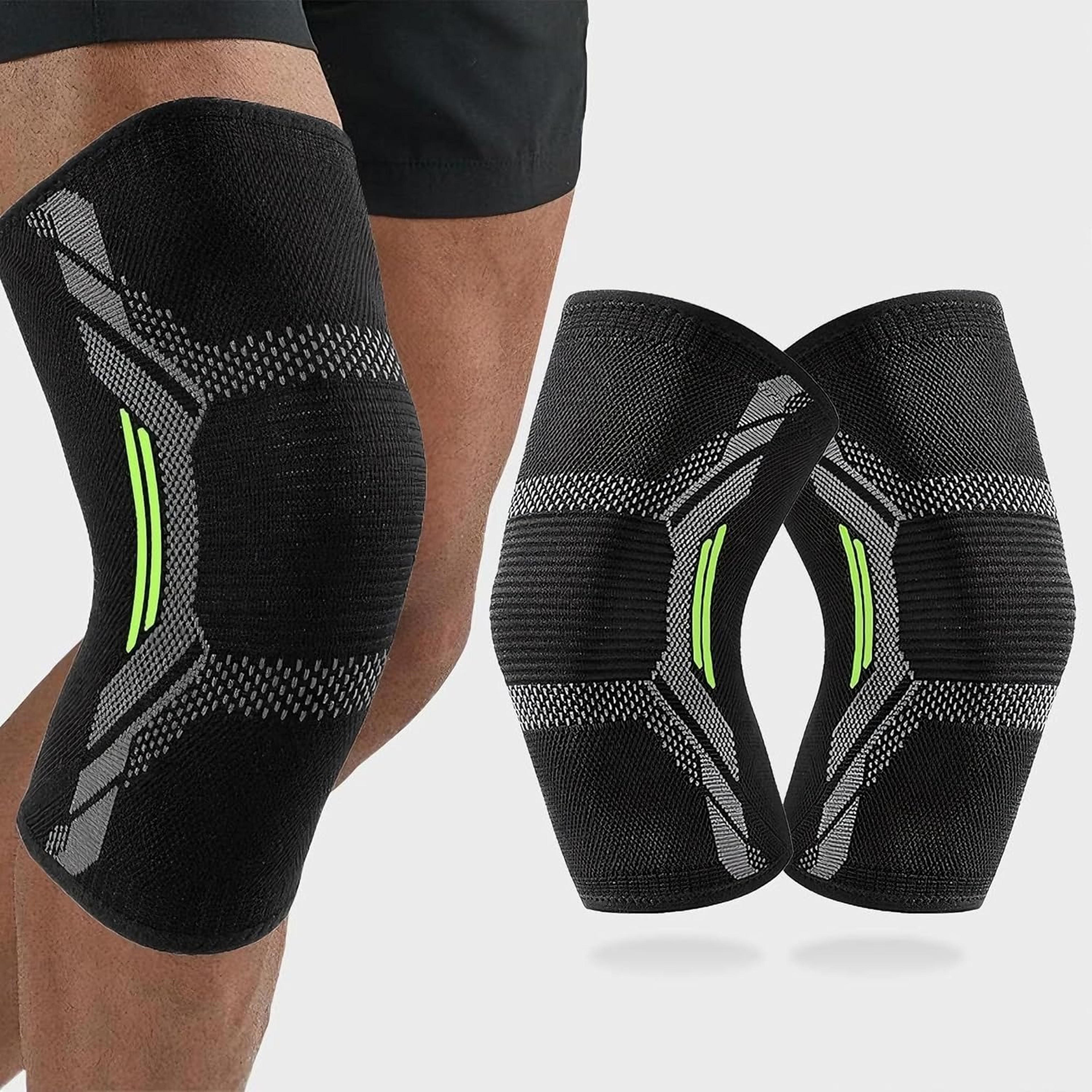 Knee Compression Sleeves for Pain Relief Support for Arthritis and Knee Pain – view 7