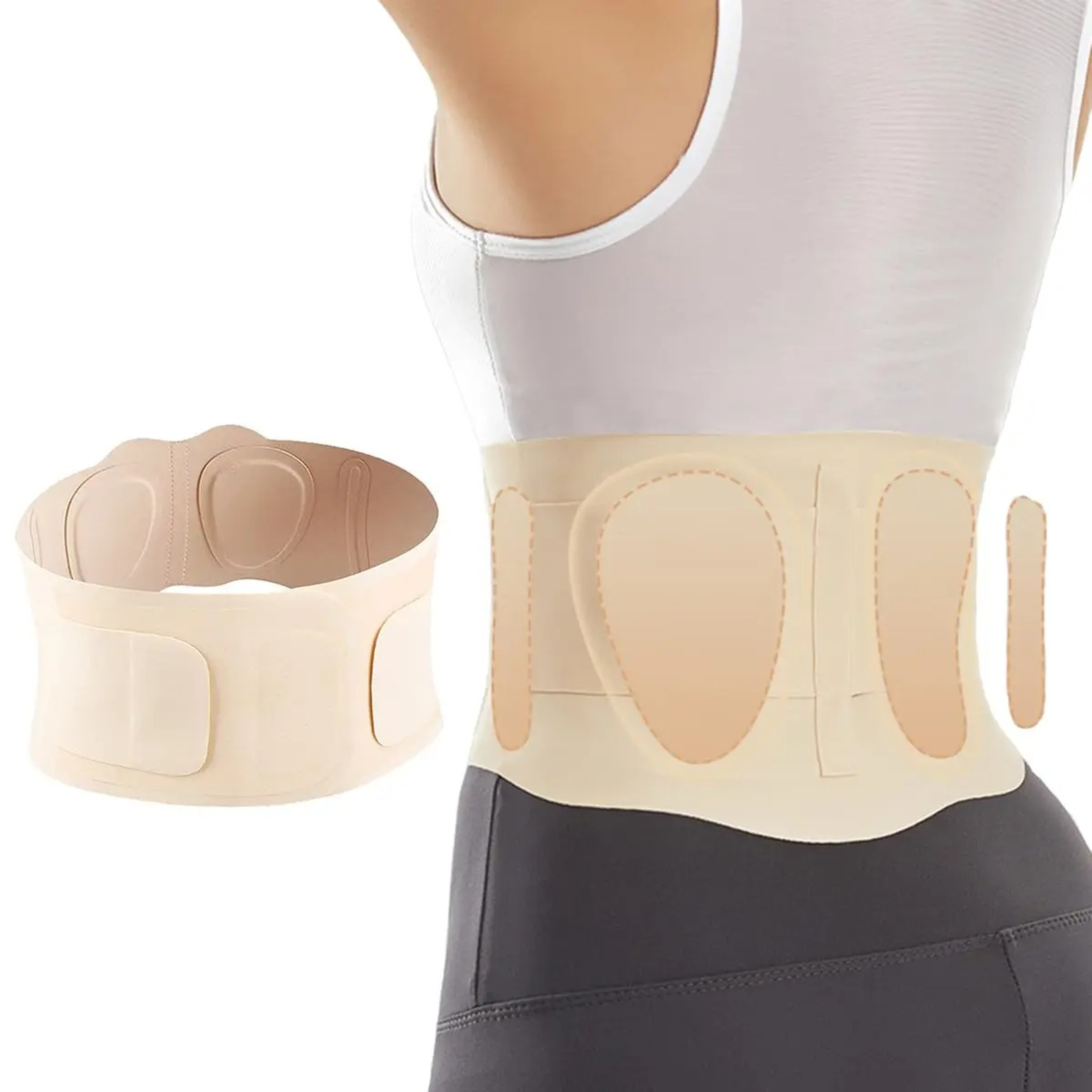 Lumbar Back Brace For Lower Back Pain Relief Breathable Support Belt For Sciatica And Comfort 0