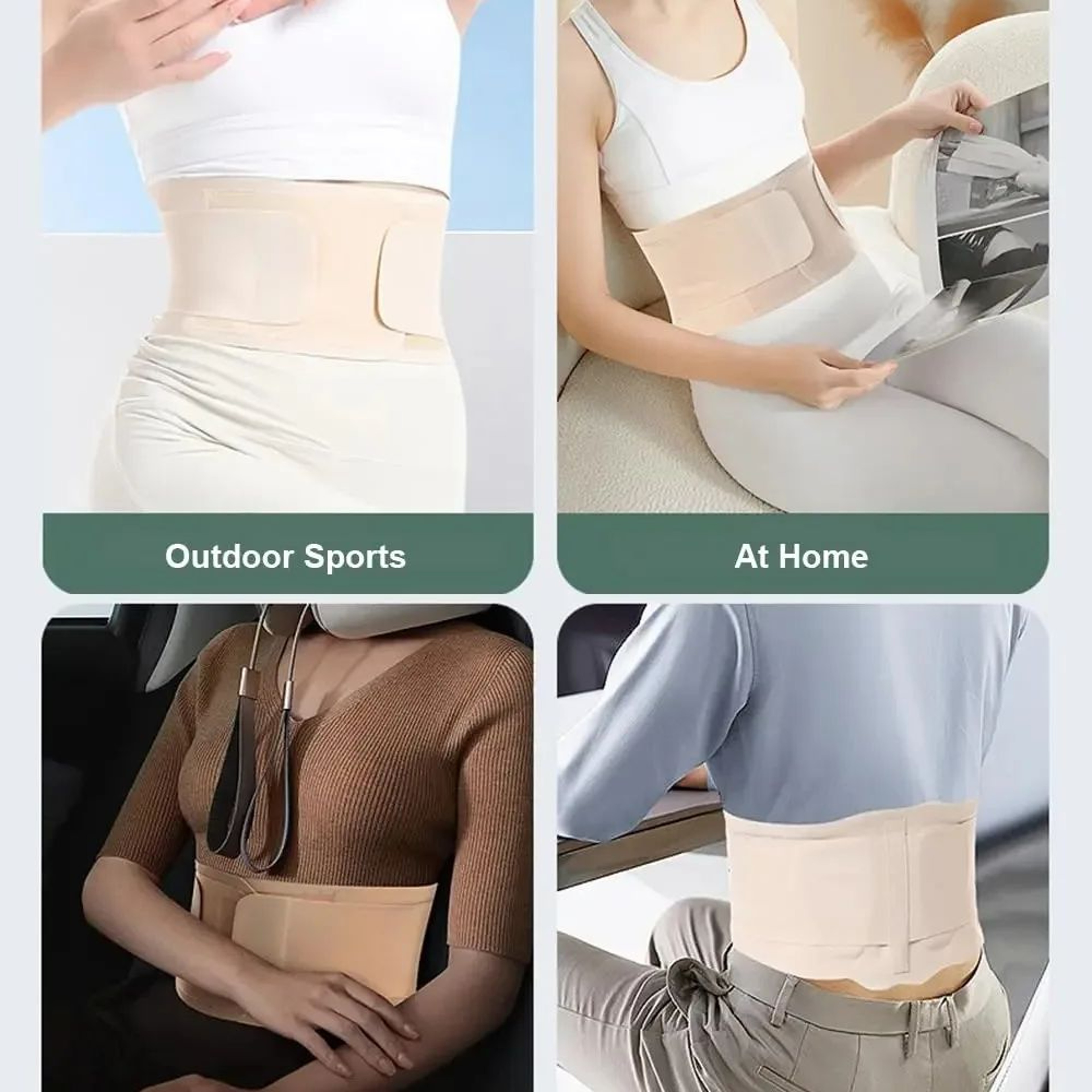 Lumbar Back Brace For Lower Back Pain Relief Breathable Support Belt For Sciatica And Comfort 4