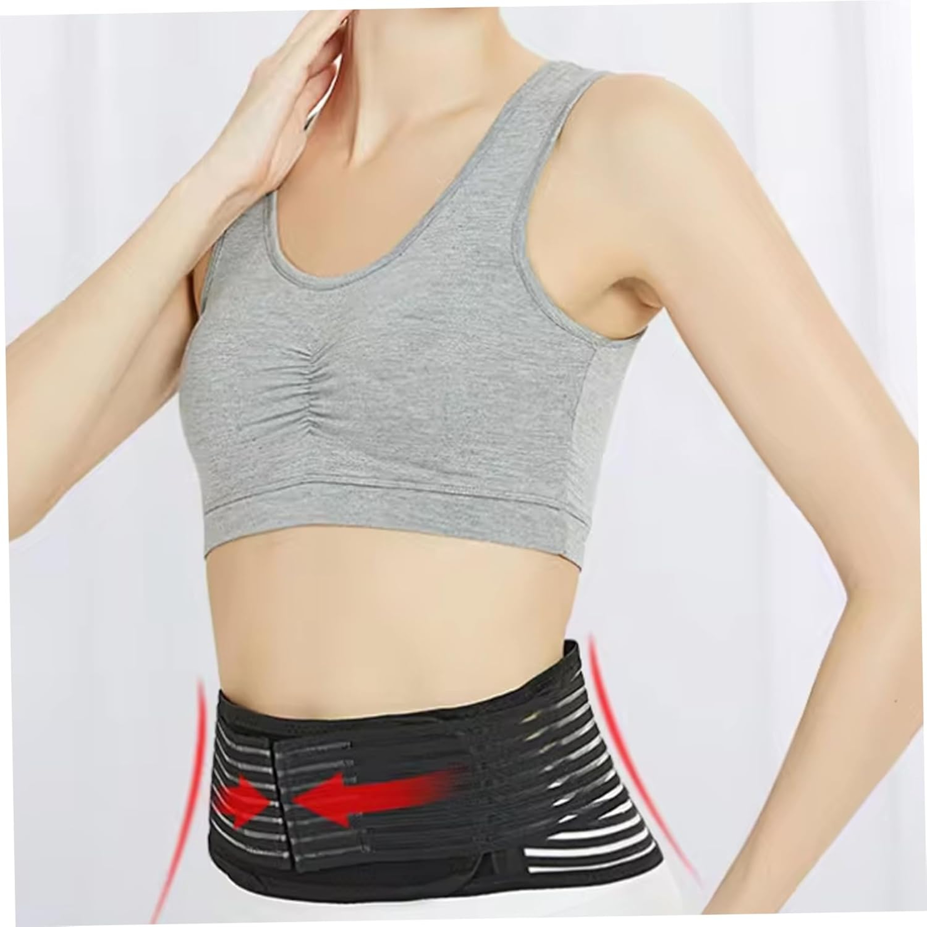 SelfHeating Back Support Belt For Men And Women Breathable Lower Back Brace For Pain Relief 2