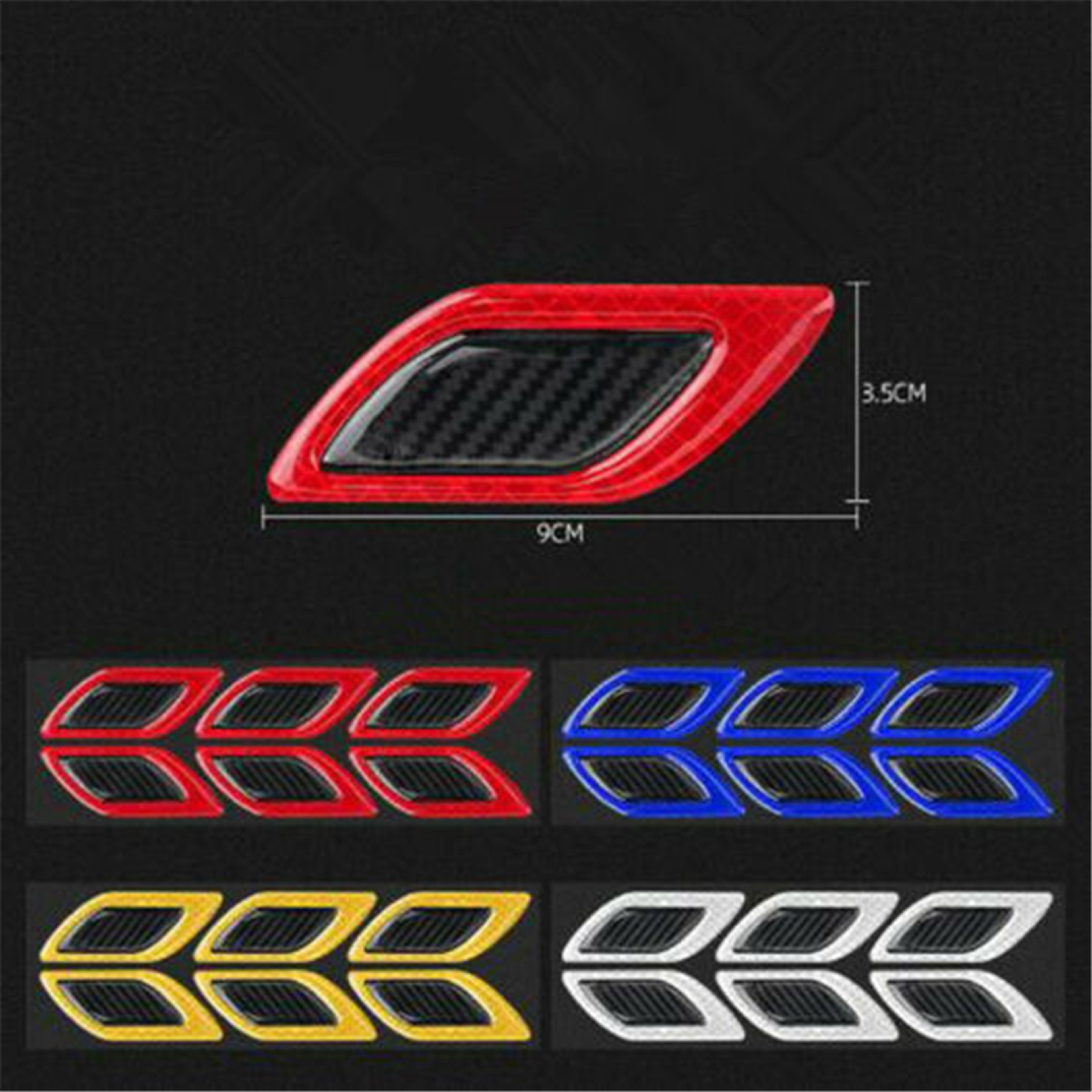 Car Reflective Stickers AntiScratch Safety Warning Decals For Moto Truck  Auto Exterior Accessories 4
