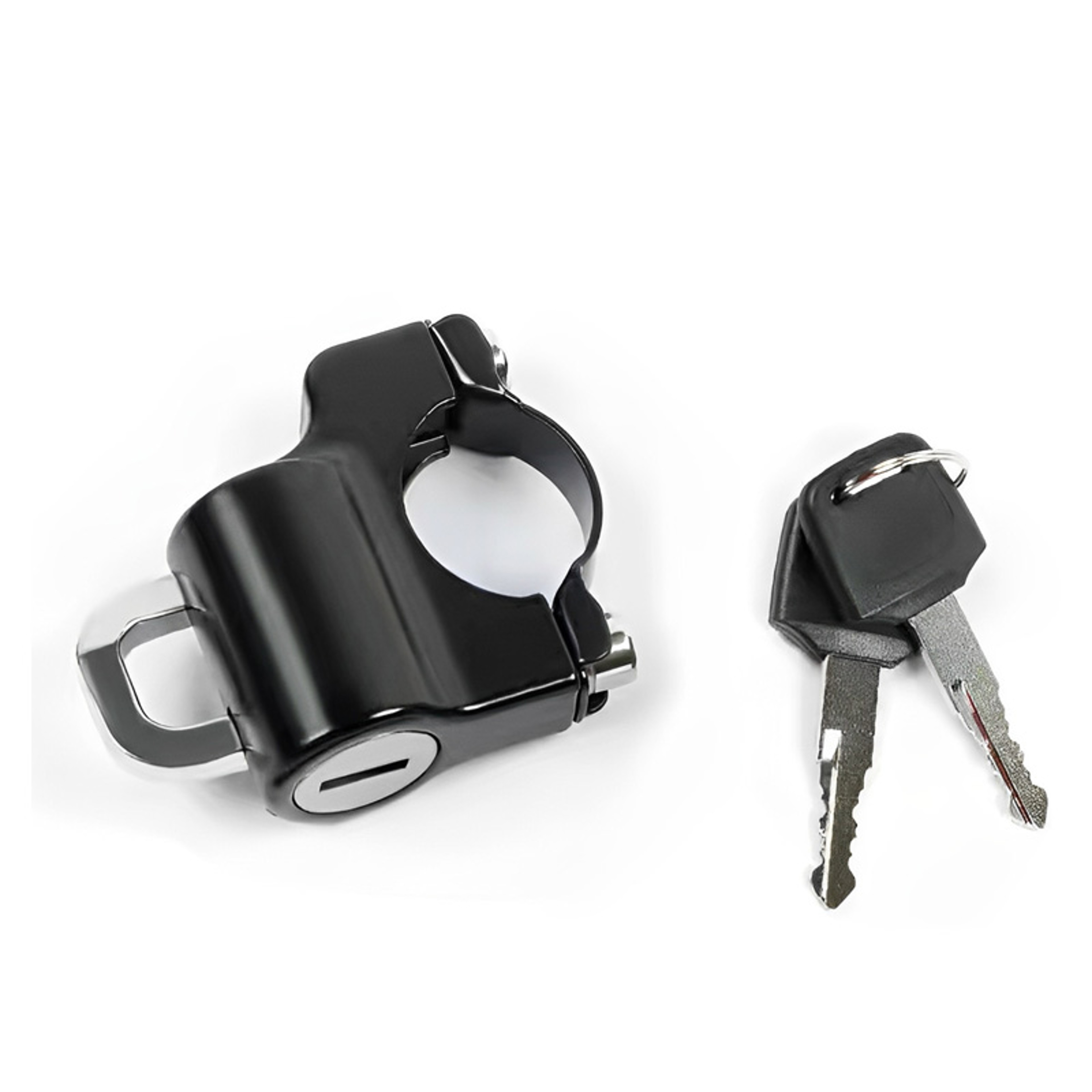 Universal Anti-Theft Motorcycle Helmet Lock Secure Metal Bike Lock for Moto Accessories – view 4