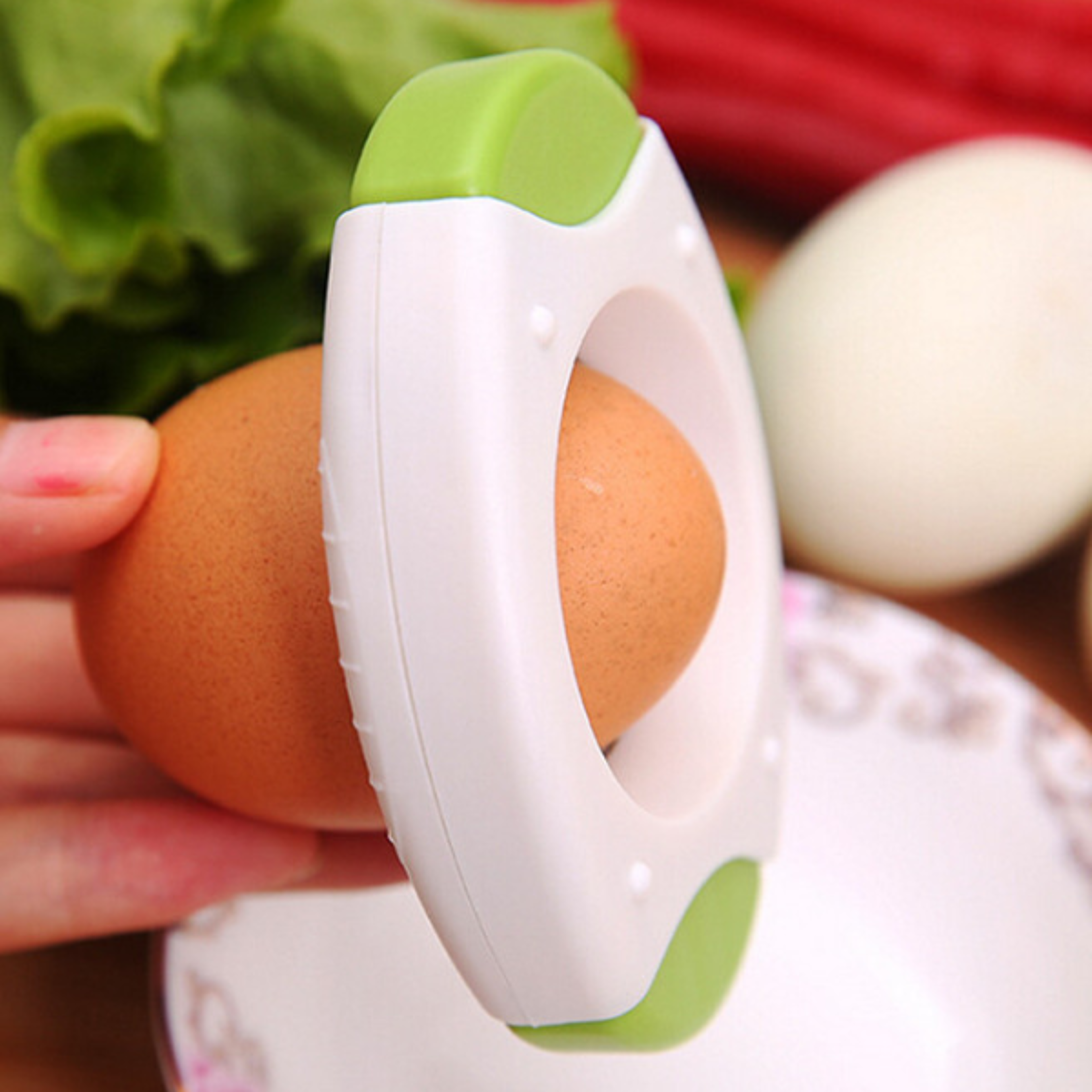 Creative Boiled Egg Shell Topper Cutter Tool Kitchen Egg Scissors  Opener