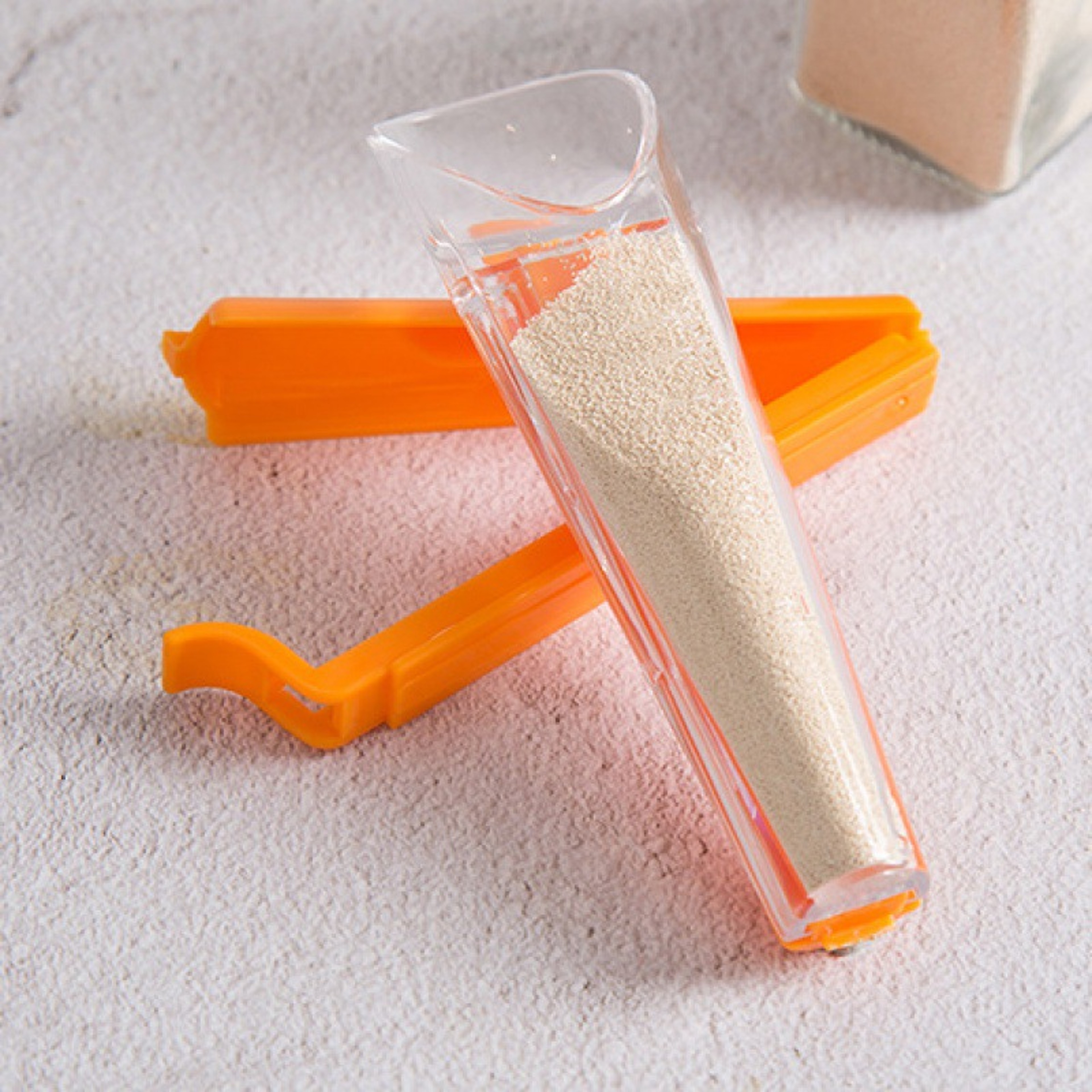 Yeast Measuring Cup With Sealing Clip Clamp Meter Device For Accurate Cake And Bread Baking 4