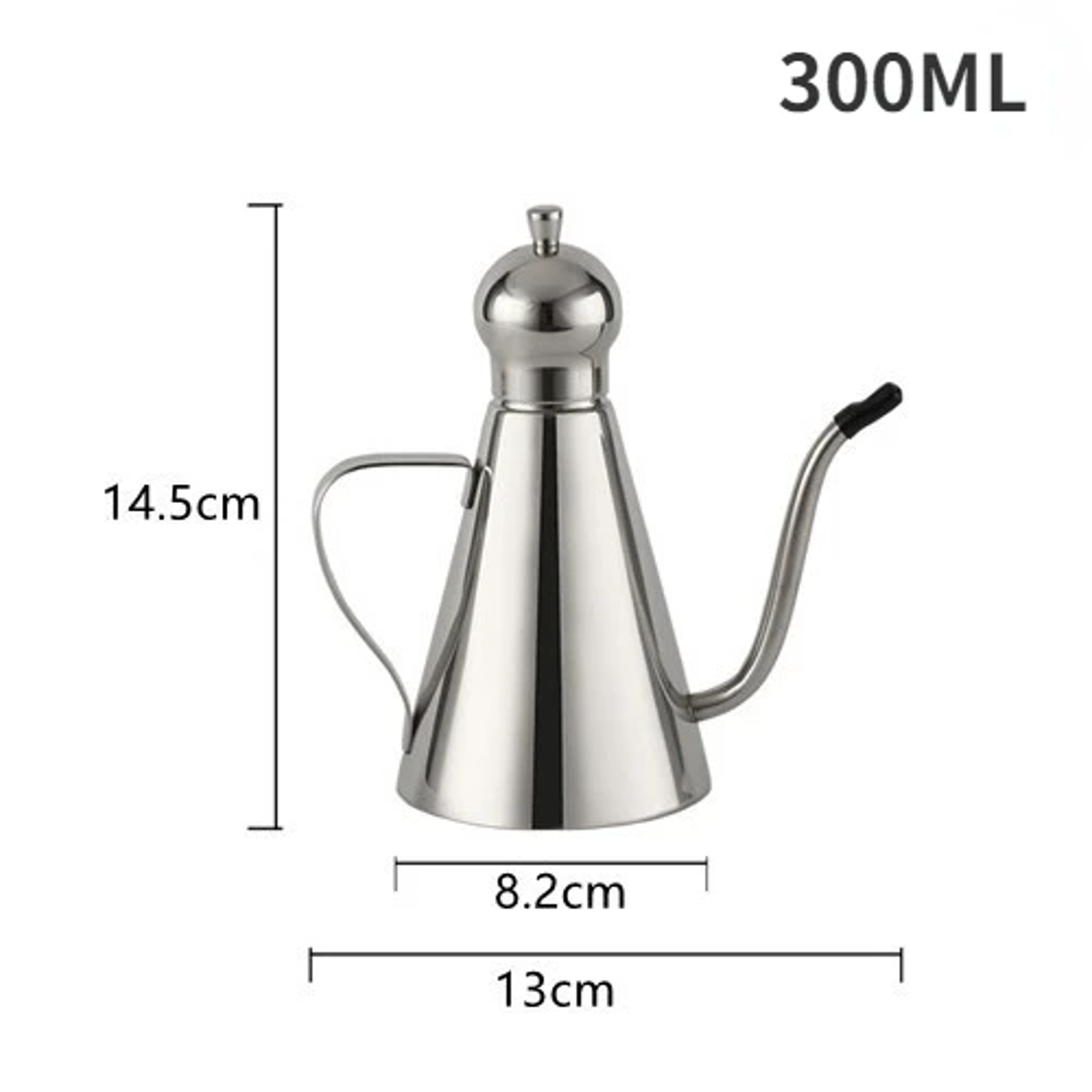Stainless Steel Olive Oil  Vinegar Dispenser Sleek Condiment Storage Bottles For Kitchen Organizati 5