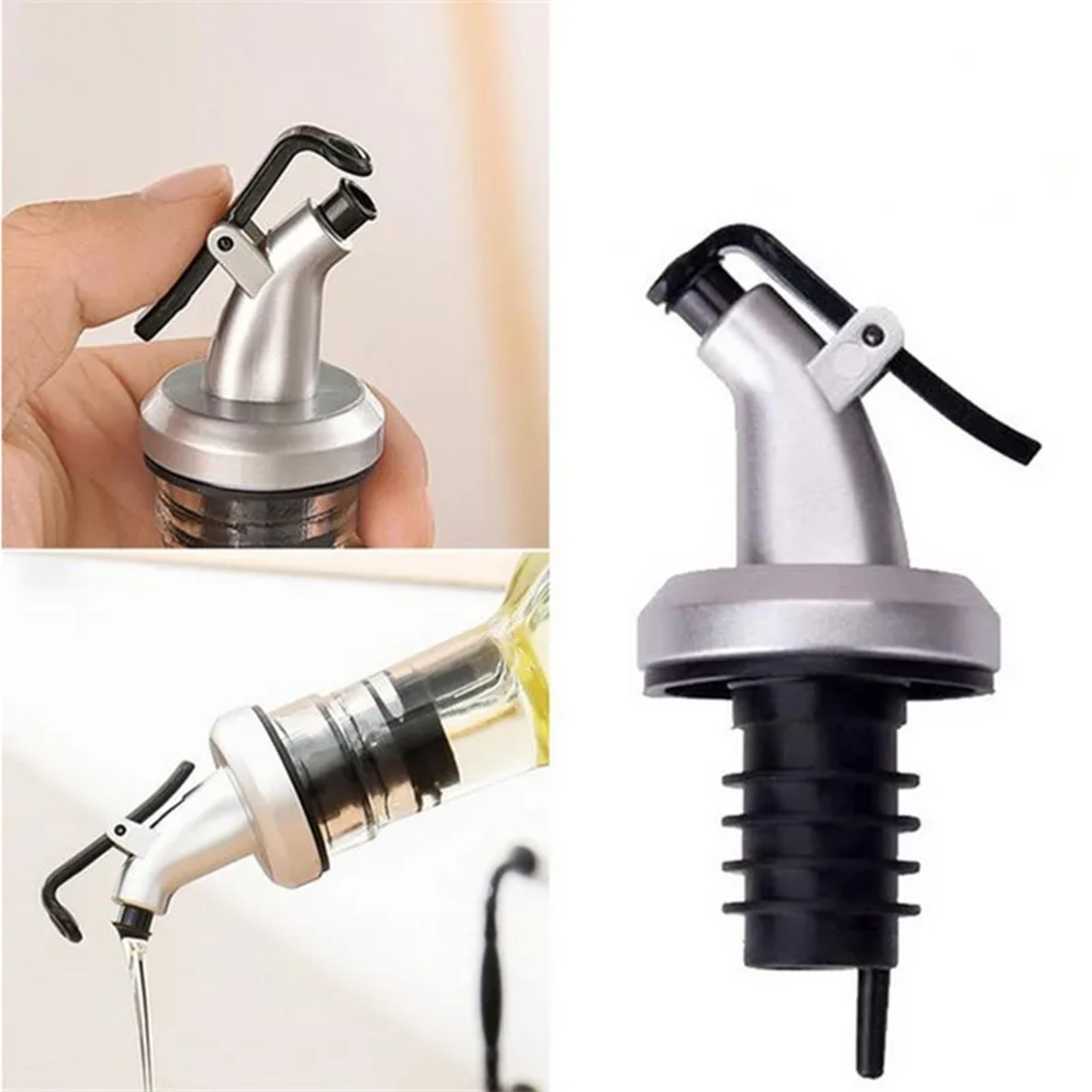 Leak-Proof Oil Sprayer & Liquor Dispenser Flip Top Wine Pourer for Easy Pouring & Kitchen Efficiency – view 1