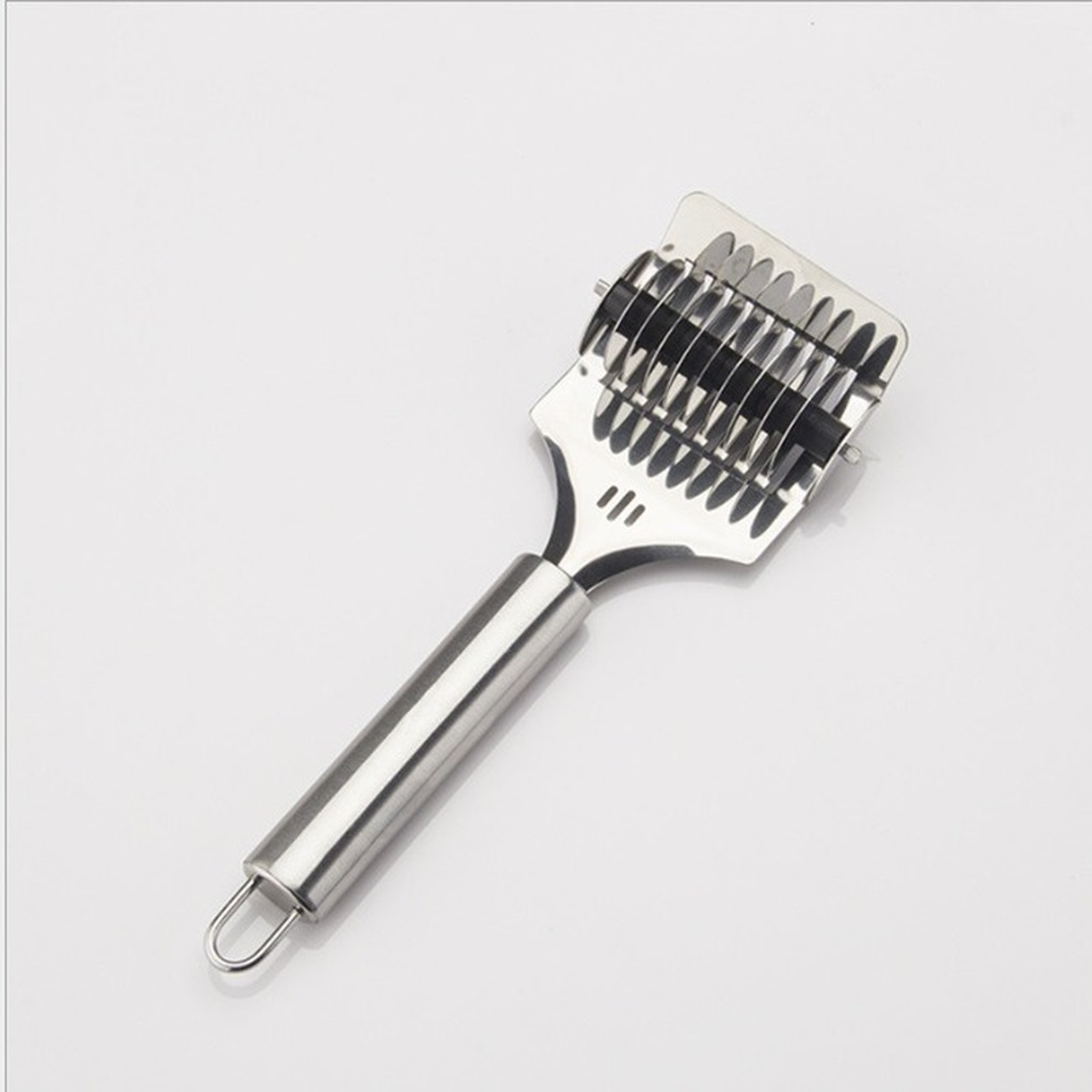 Stainless Steel Noodle Cutter Spaghetti Maker, Lattice Roller, and Dough Docker Tool – view 2