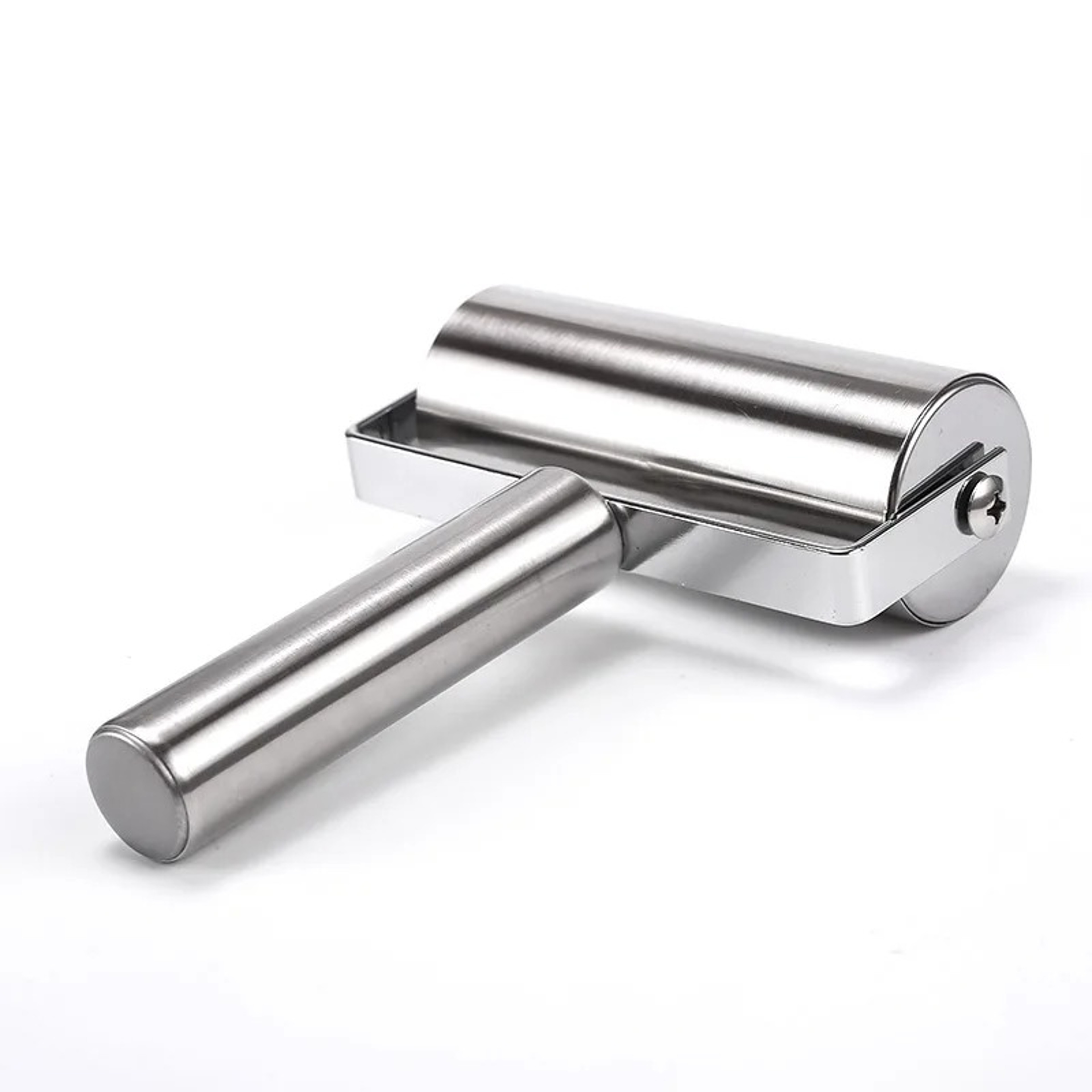 Stainless Steel Rolling Pin for Baking, Pastry, and Pizza Durable Metal Dough Roller Tool for Cookies & Fondant – view 2