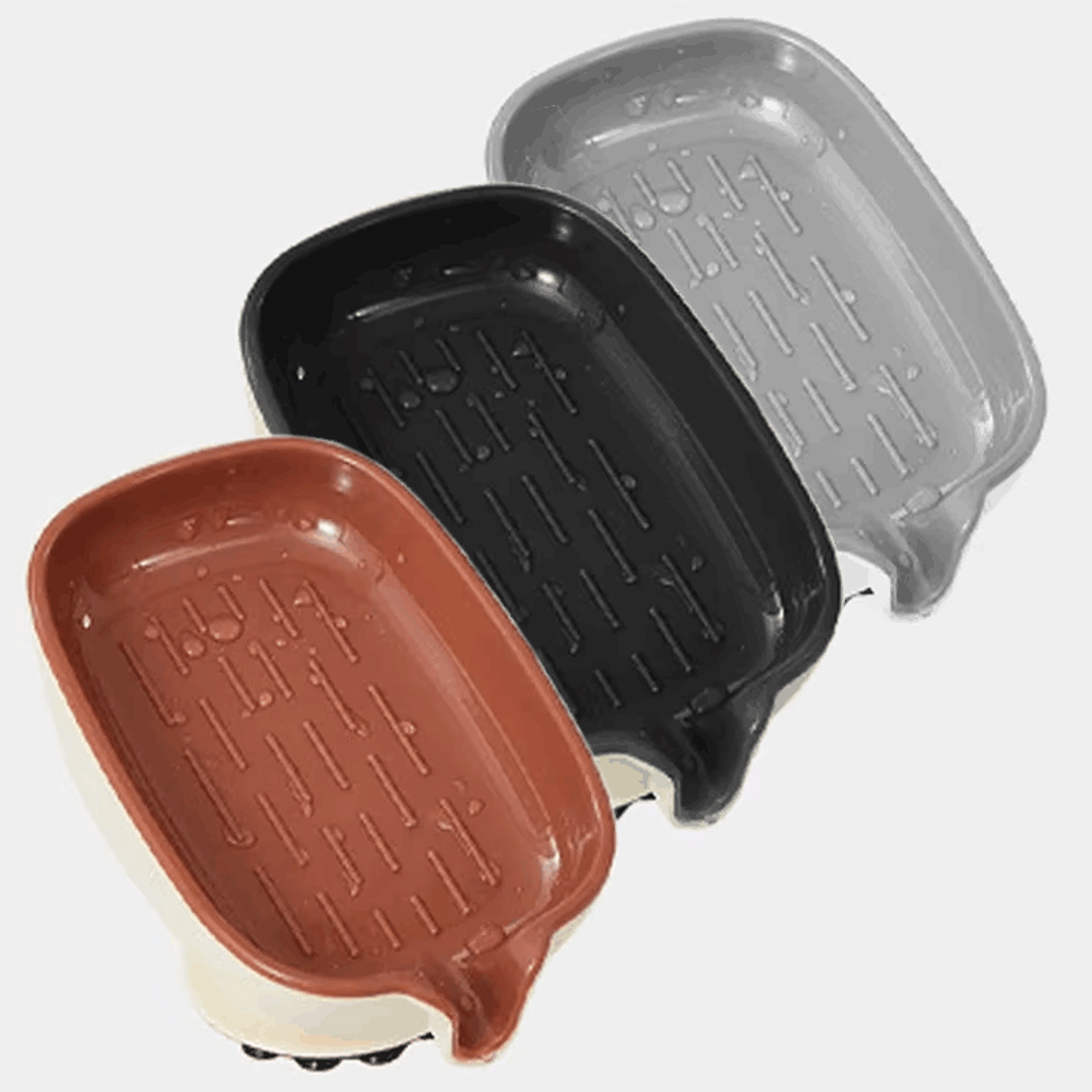 Suction Cup Soap Dish With Drainage Luxury Soap Holder For Bathroom 0