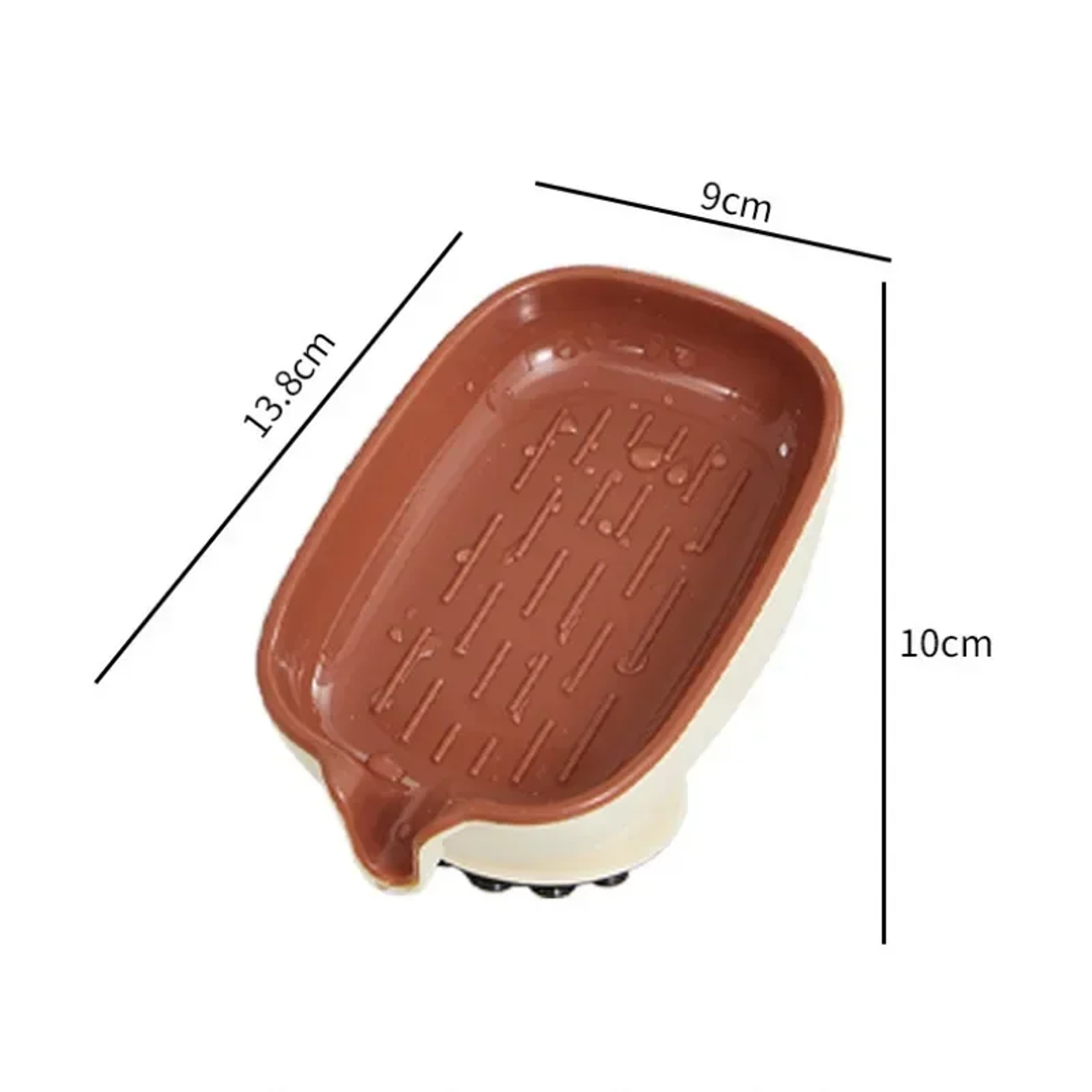 Suction Cup Soap Dish With Drainage Luxury Soap Holder For Bathroom 5