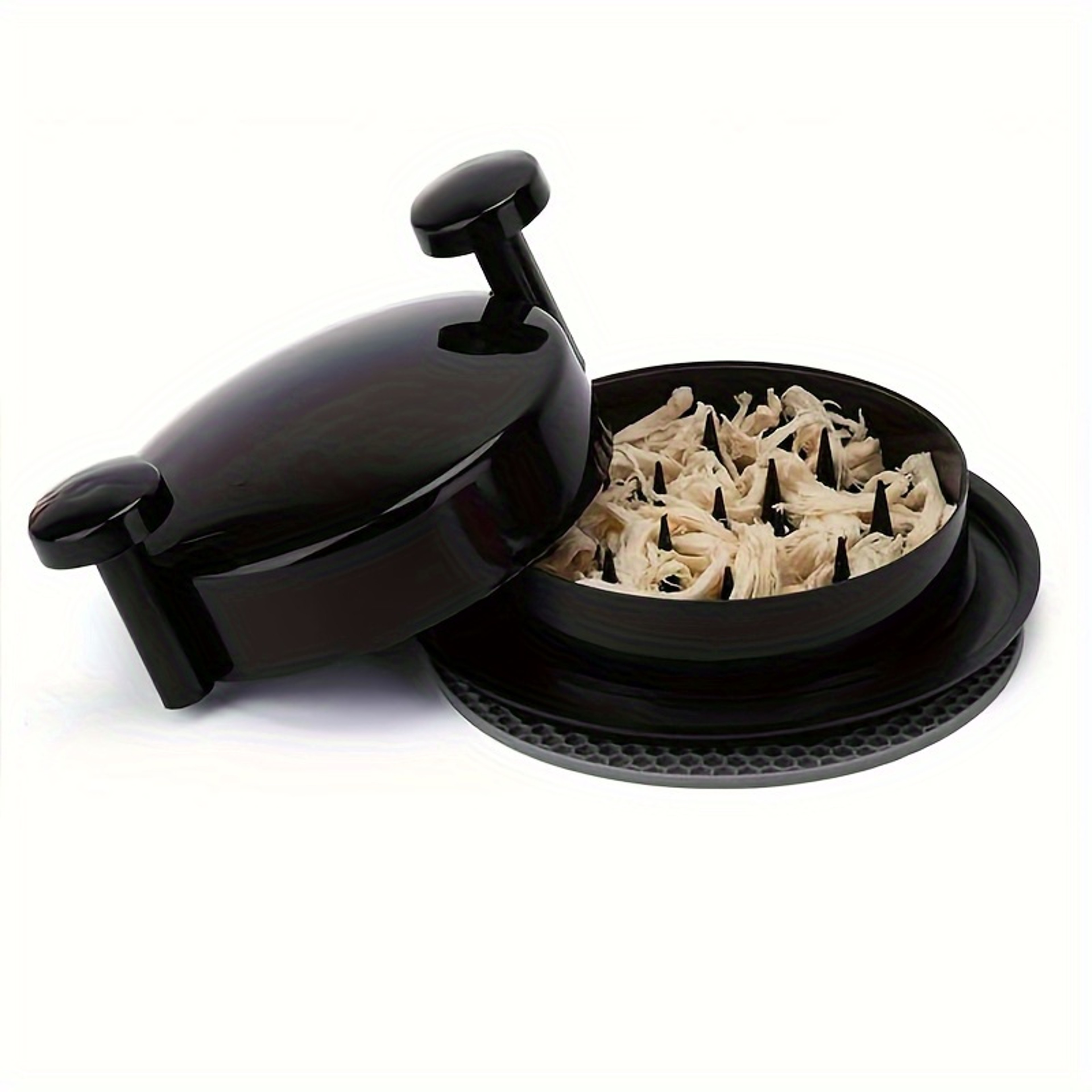 Upgraded Chicken Shredder With Transparent Cover NonSlip Blade For Easy Shredding Of Meat  Vegetabl 3