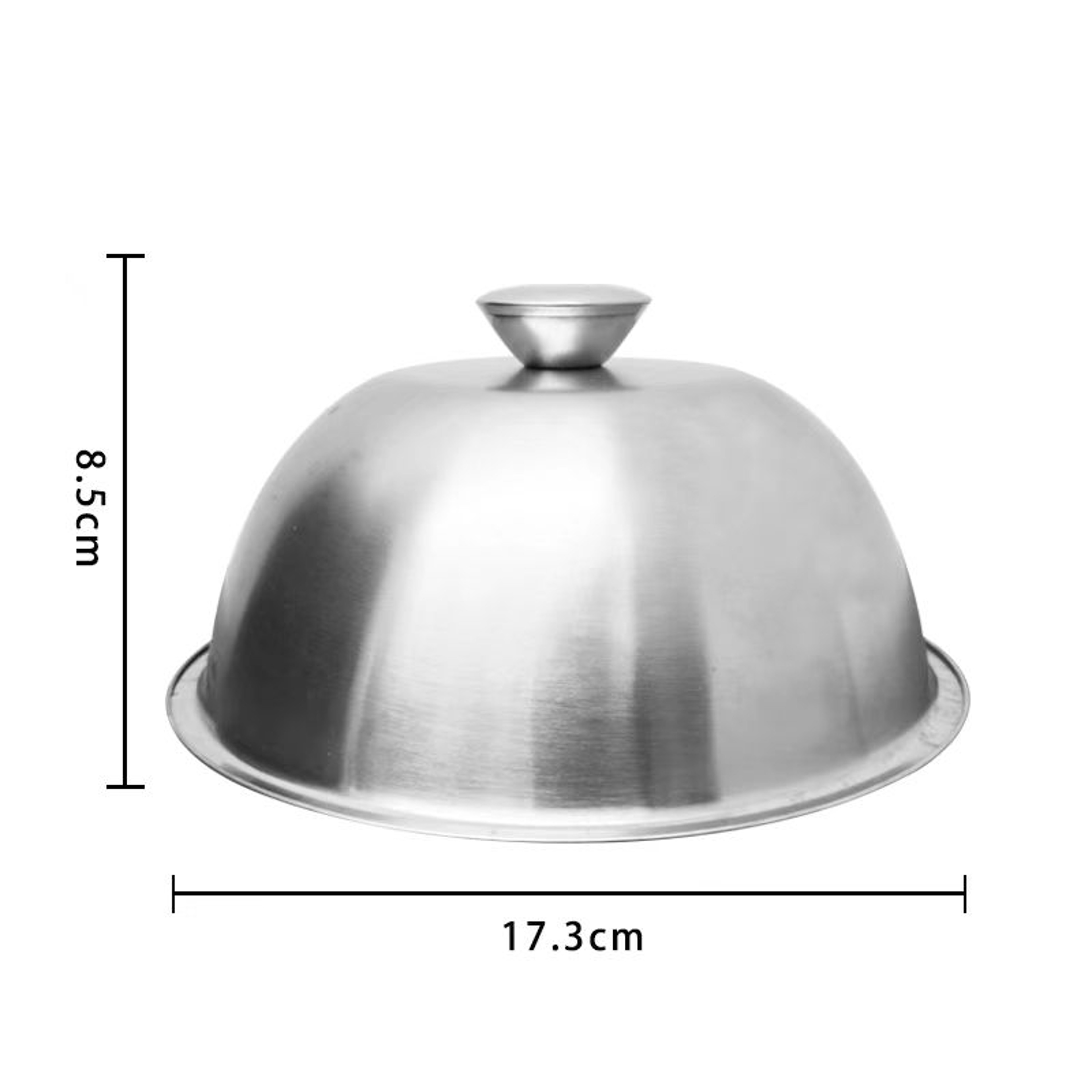 Stainless Steel MultiUse Pan Cover BBQ Grill Lid For Melting Cheese Steak  Burgers 6