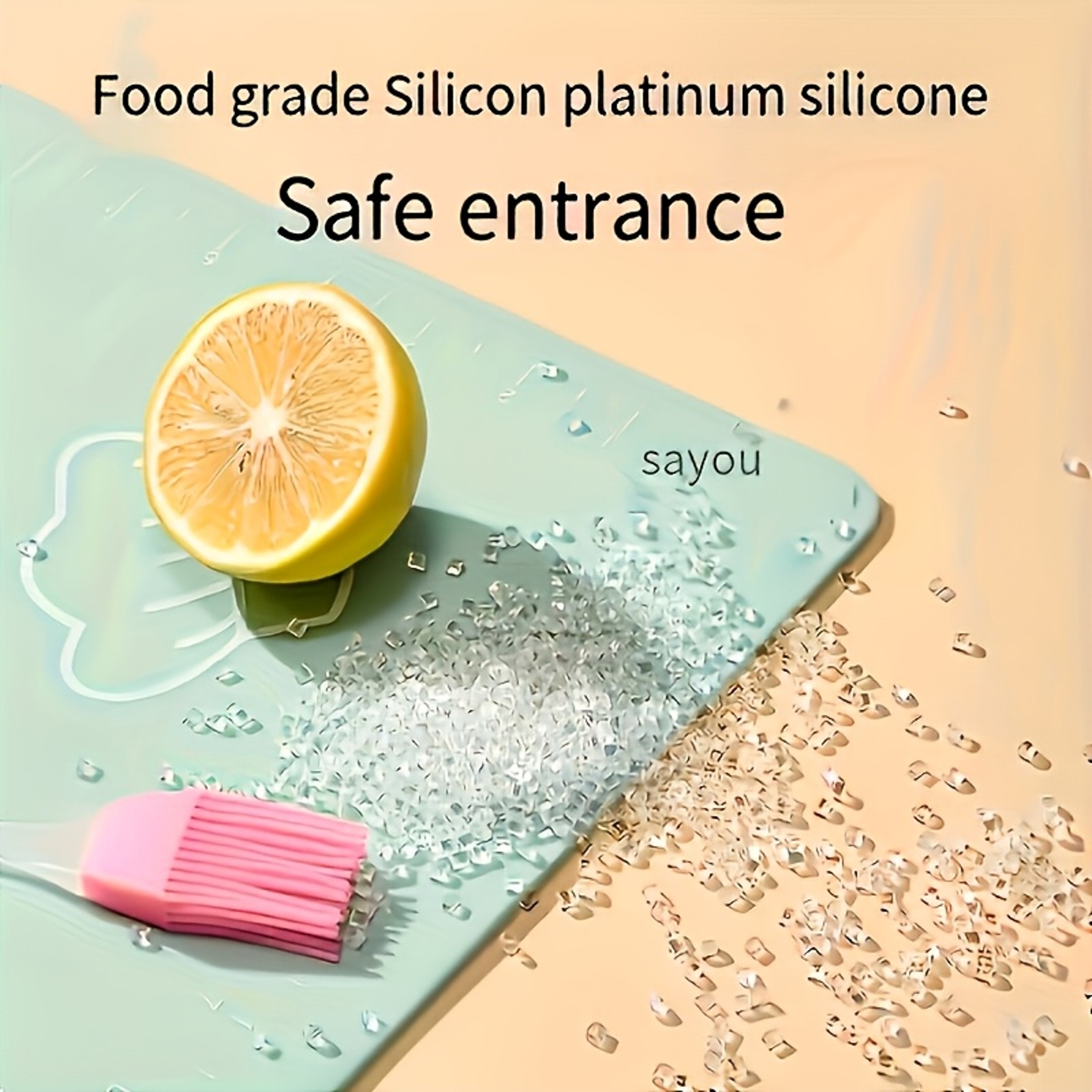 Non Stick Silicone Baking Mat with Measurement Guide for Easy Dough Rolling – view 5