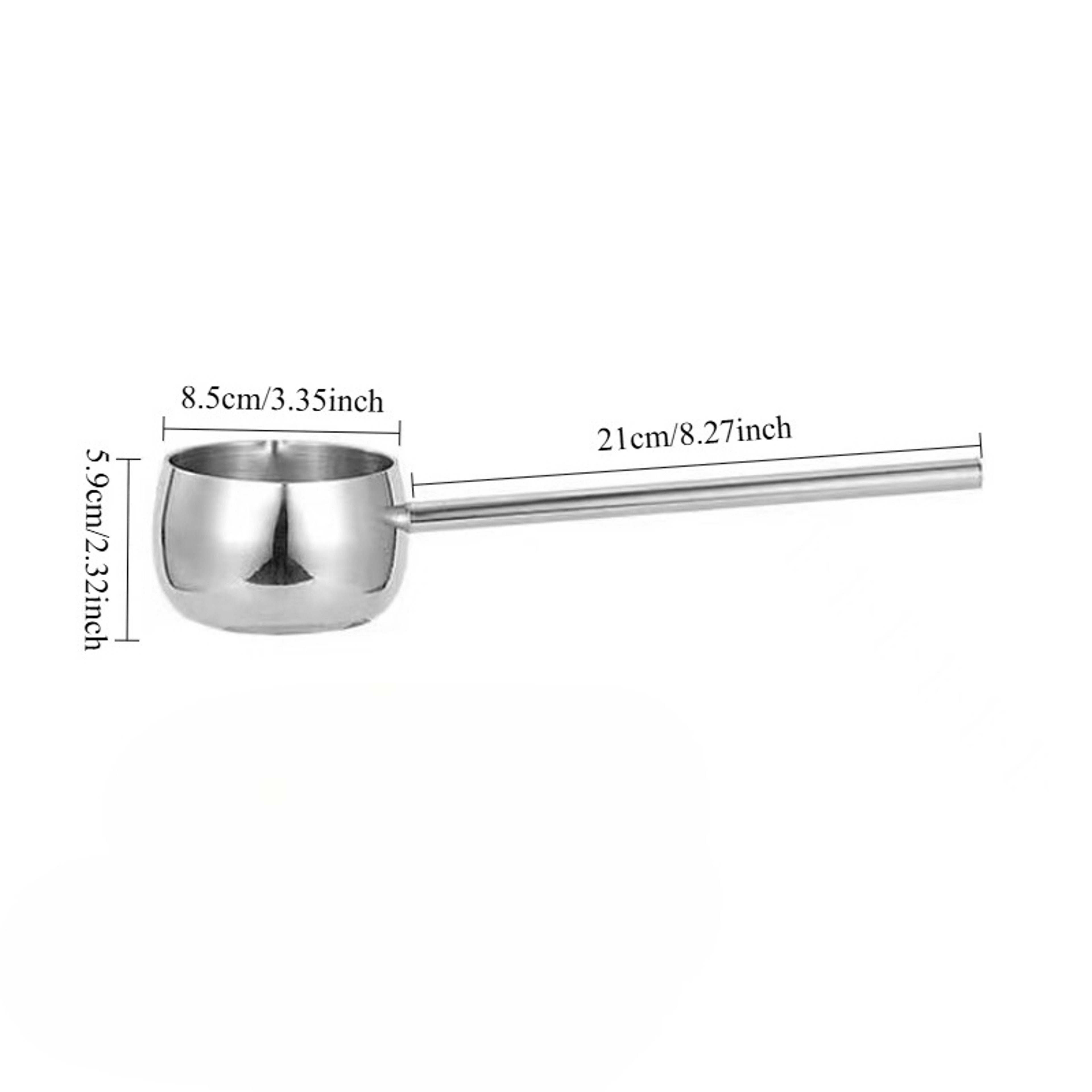 Stainless Steel Sauce Spoons With Long Handle Premium Kitchen Utensils For Oil Seasoning  Baking Di 5