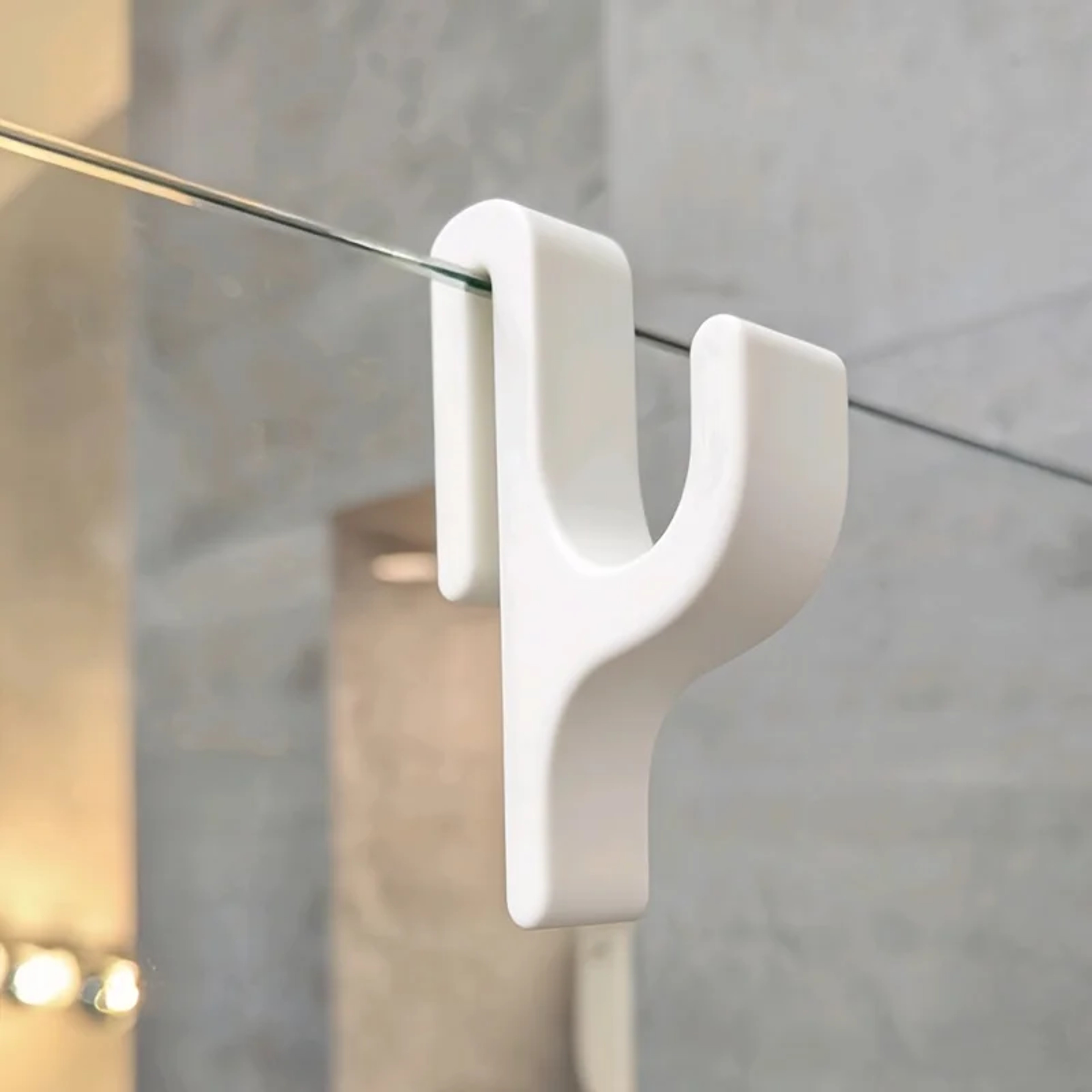 Shower Door Towel Hook For Glass Doors Bathroom Hanger For Towels Clothes Bathrobes Laundry  Dorms 4
