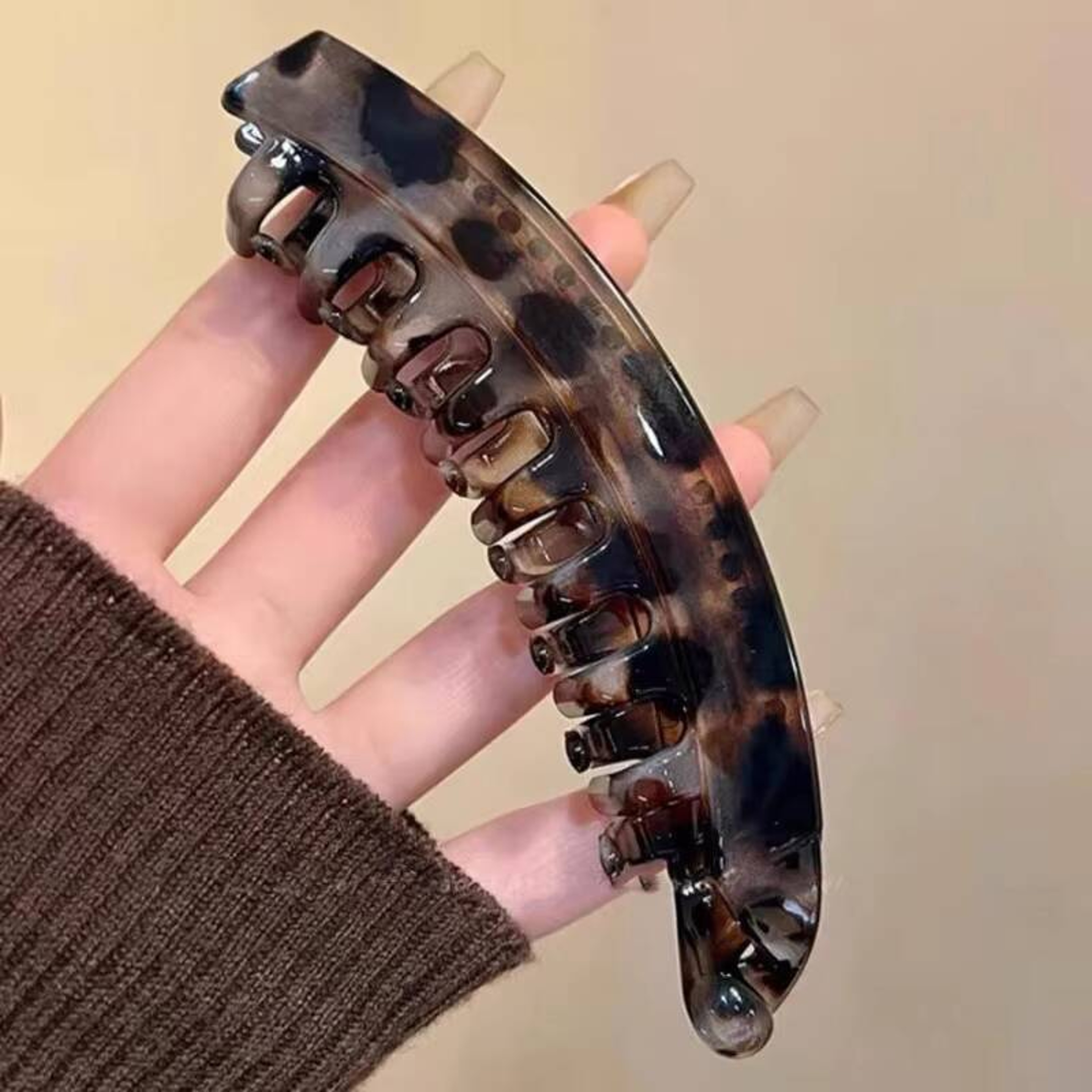 Fish Hair Clip Twist Clamp Ponytail Barrette For Women 5