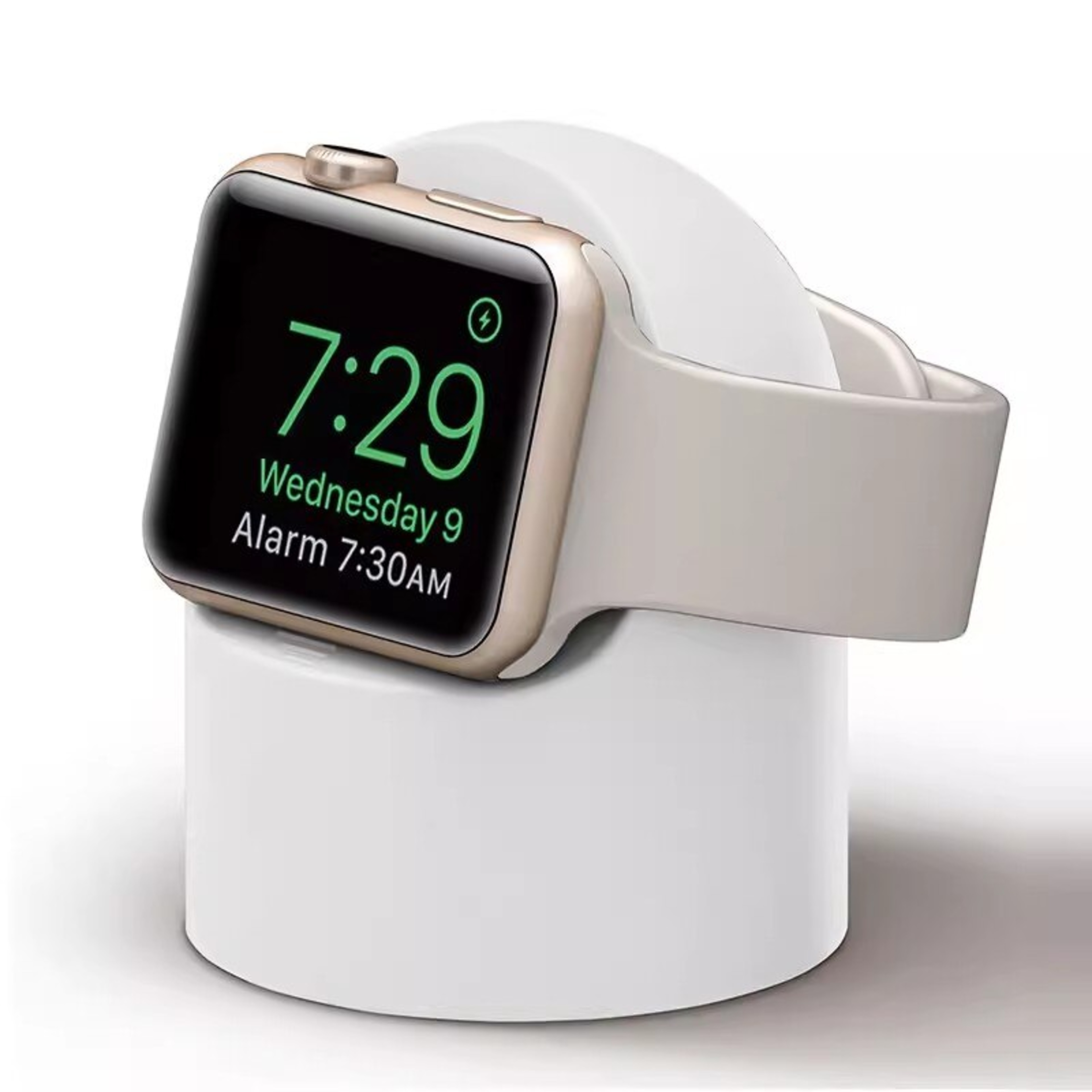 Apple Watch Charger Stand Silicone Charging Dock For Apple Watch Iwatch Charging Holder  Cable Orga 6