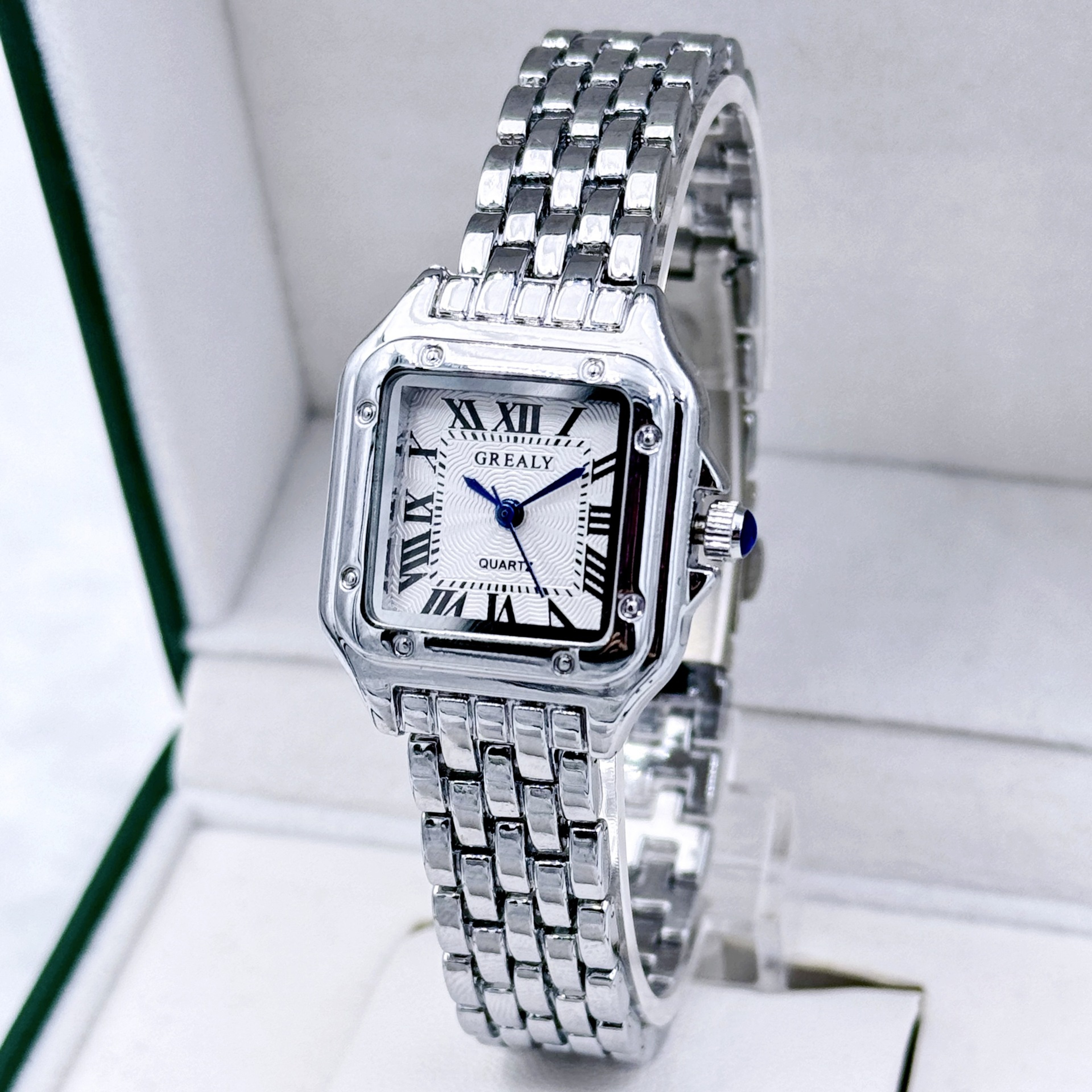 Elegant Gold Stainless Steel Women's Quartz Wristwatch Light Luxury Business Fashion Watch – view 4