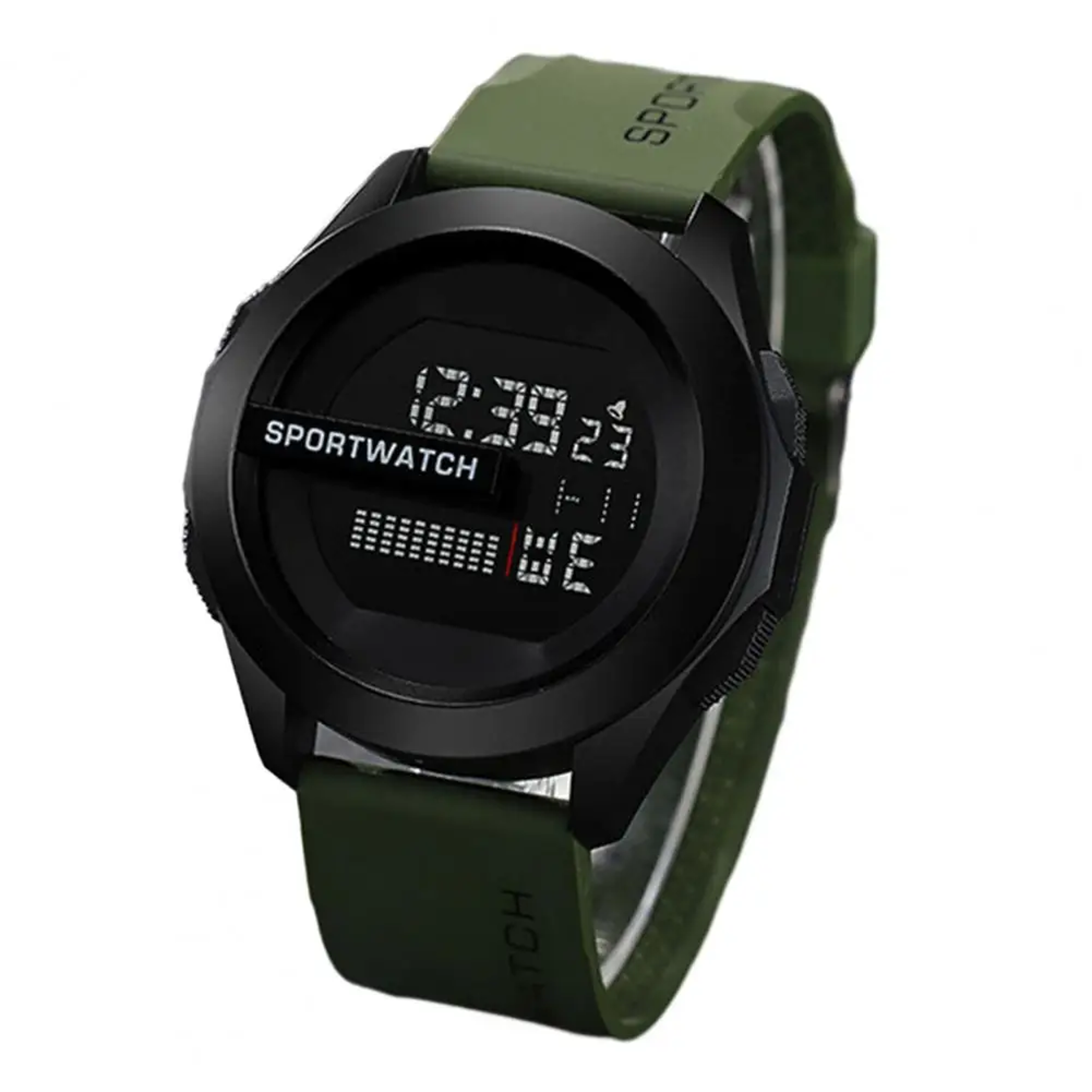 Mens Waterproof Sports LED Digital Watch Multifunction Fitness Watch With Alarm Clock  Timer 7