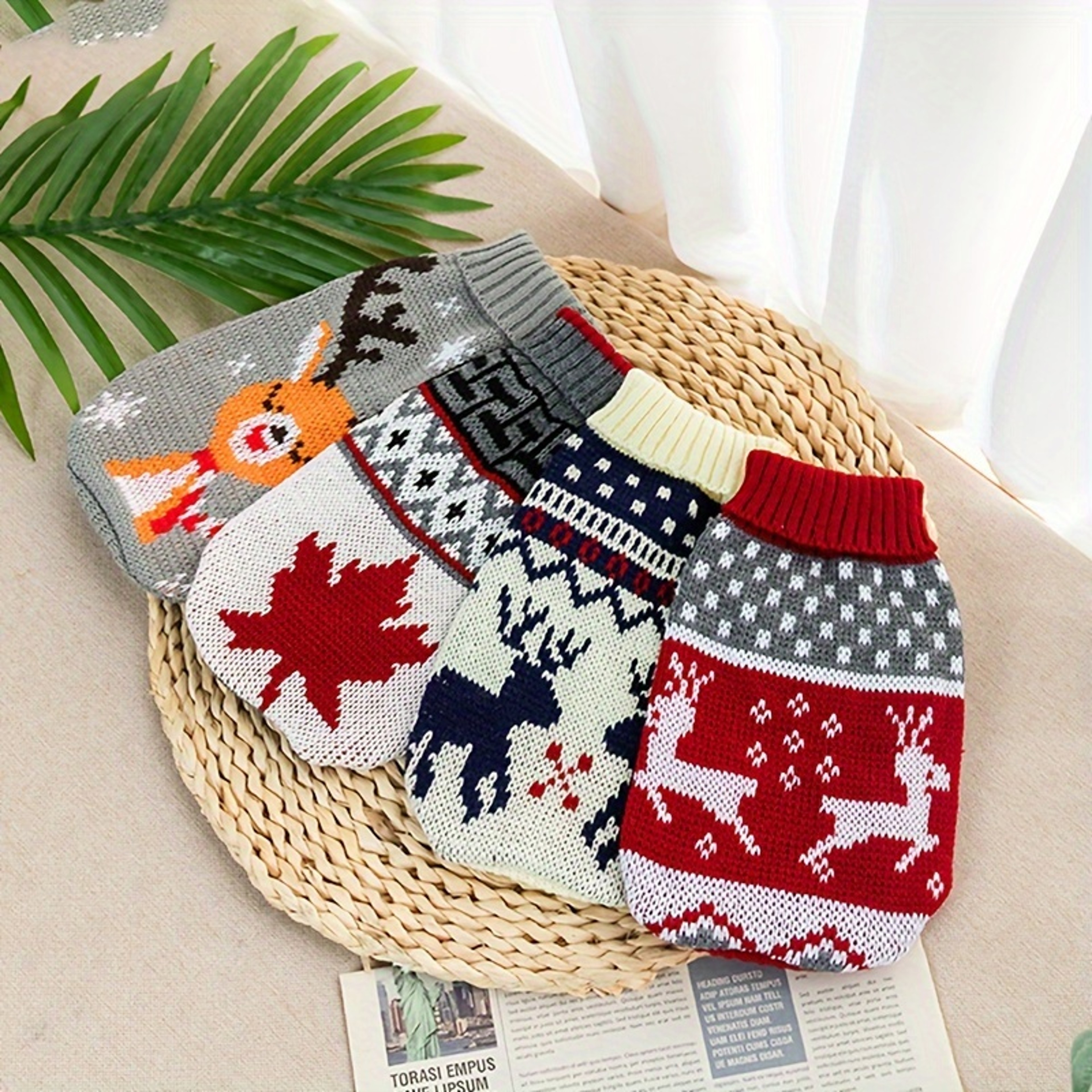 Knitted Wool Pet Sweater For Dogs And Cats Cozy Stylish Sweater For Bichon Corgi And More 2