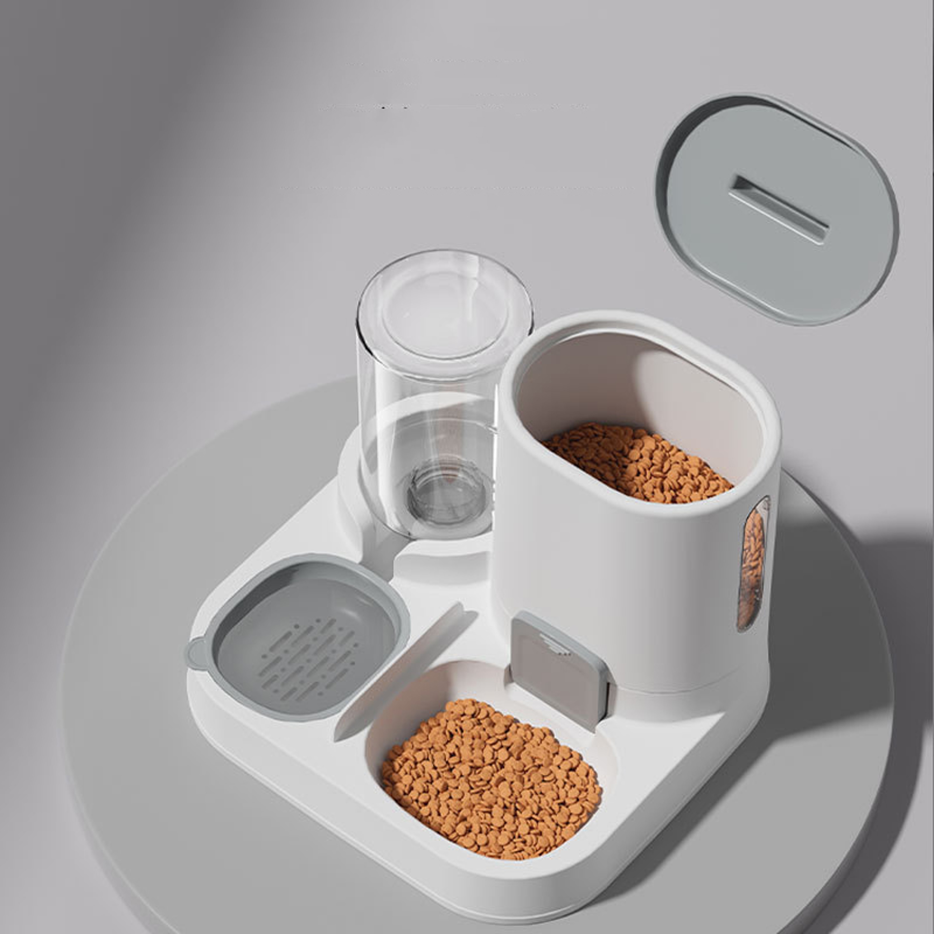 Hot Pet Feeding And Drinking Water TwoinOne Bowl Large Capacity Cat And Dog Food Bowl For Pets 2