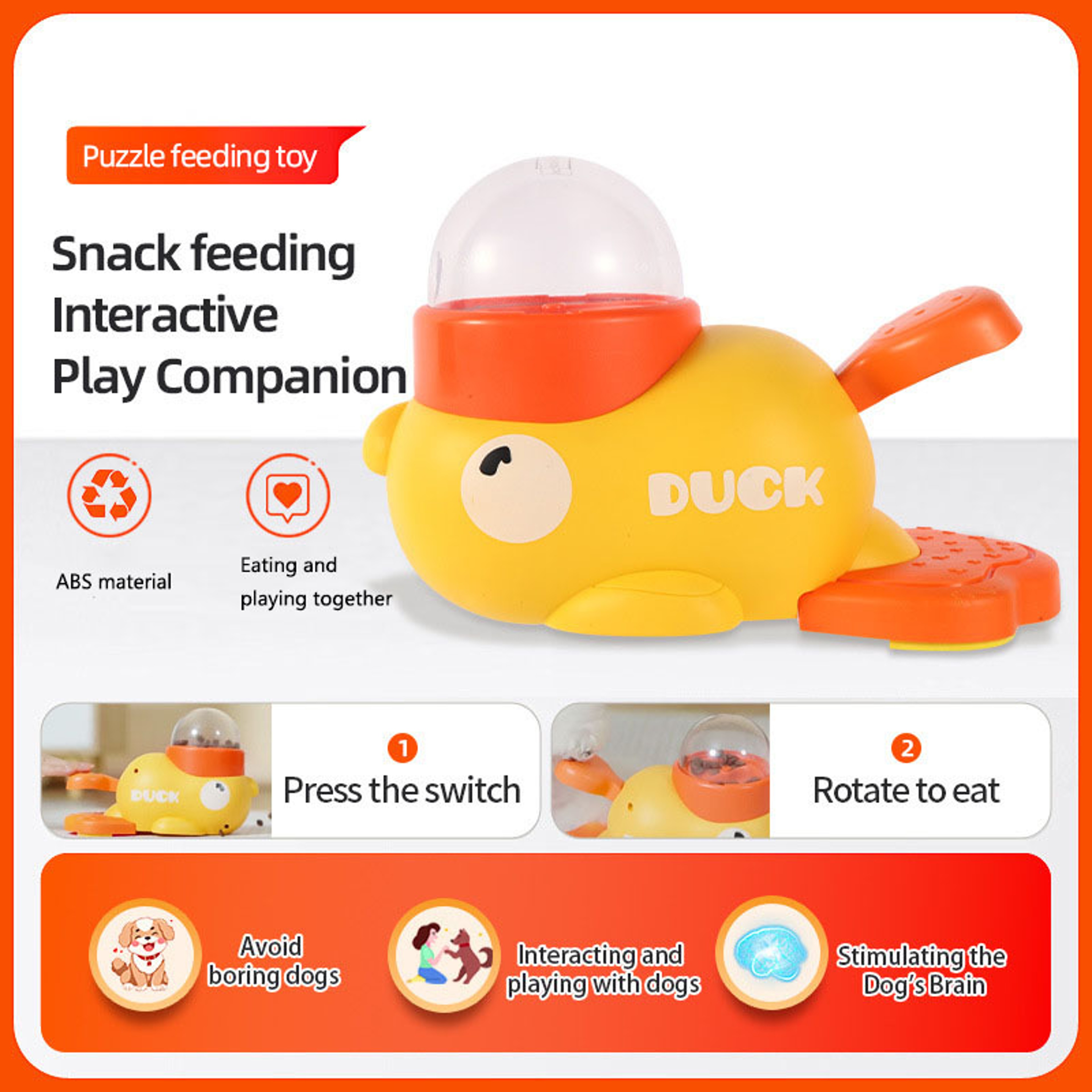 Interactive Pet Puzzle Feeder for Cats and Dogs Engaging Freeze-Dried Treat Dispenser for Pet Enrichment – view 5
