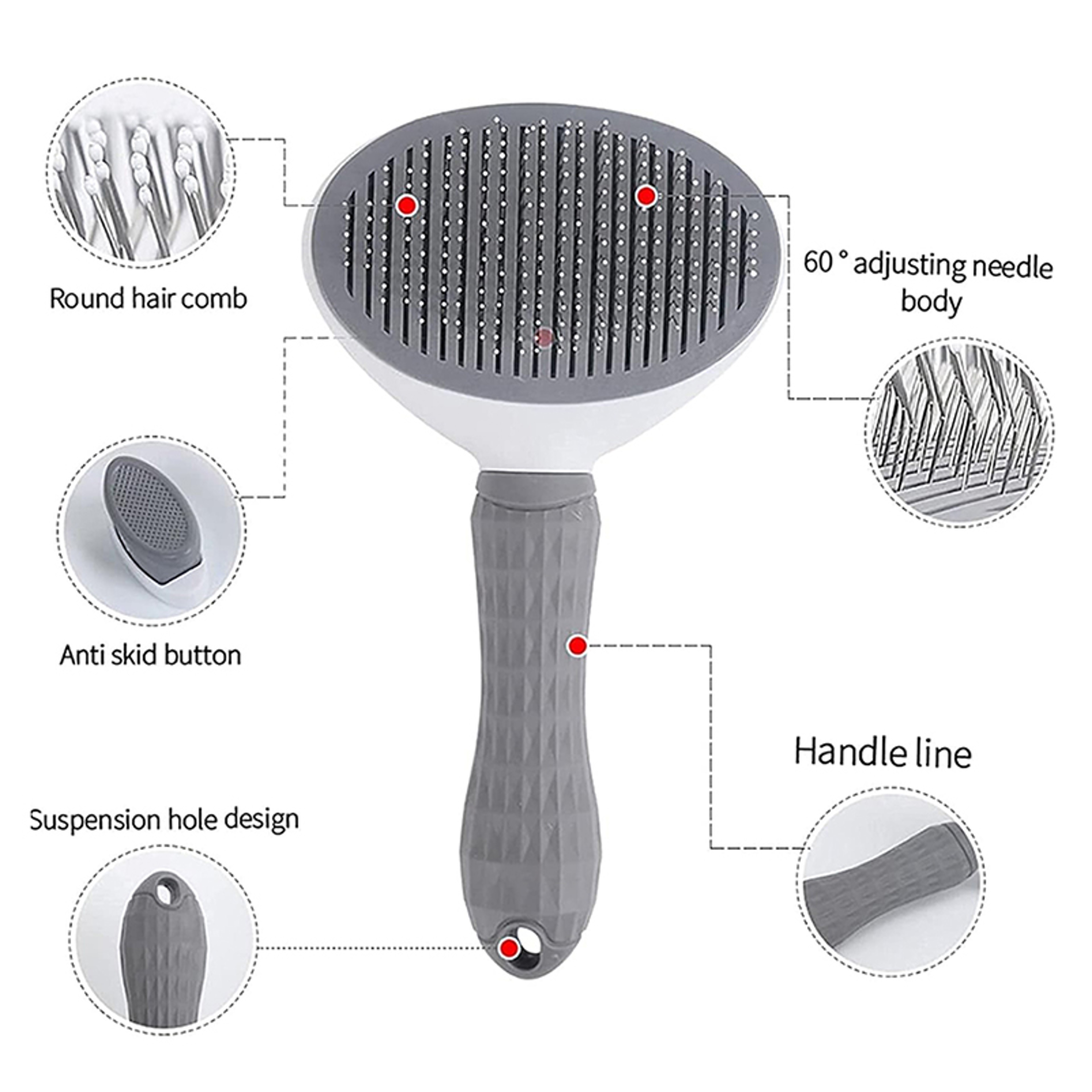Effective Pet Comb For Dogs And Cats Floating Hair Remover  Grooming Tool 1